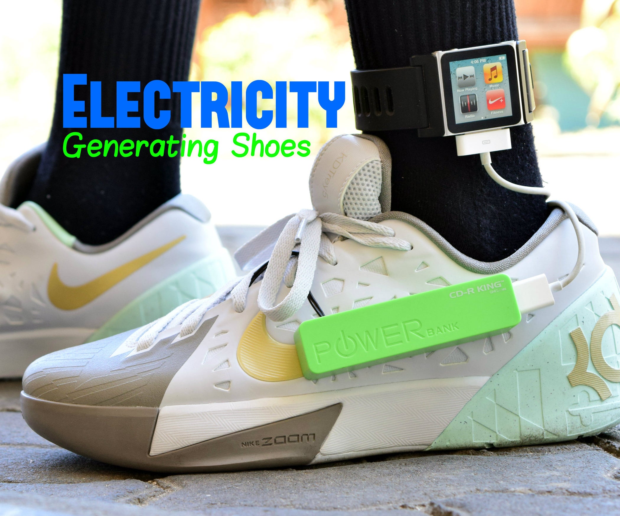Electricity Generating Footwear Generate Electricity by Walking