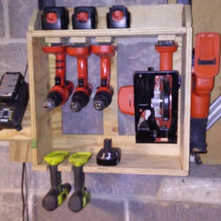 Cordless Tool Charging Station 6 Steps With Pictures Instructables Cordless Tool Charging Station 6 Steps With Pictures Instructables