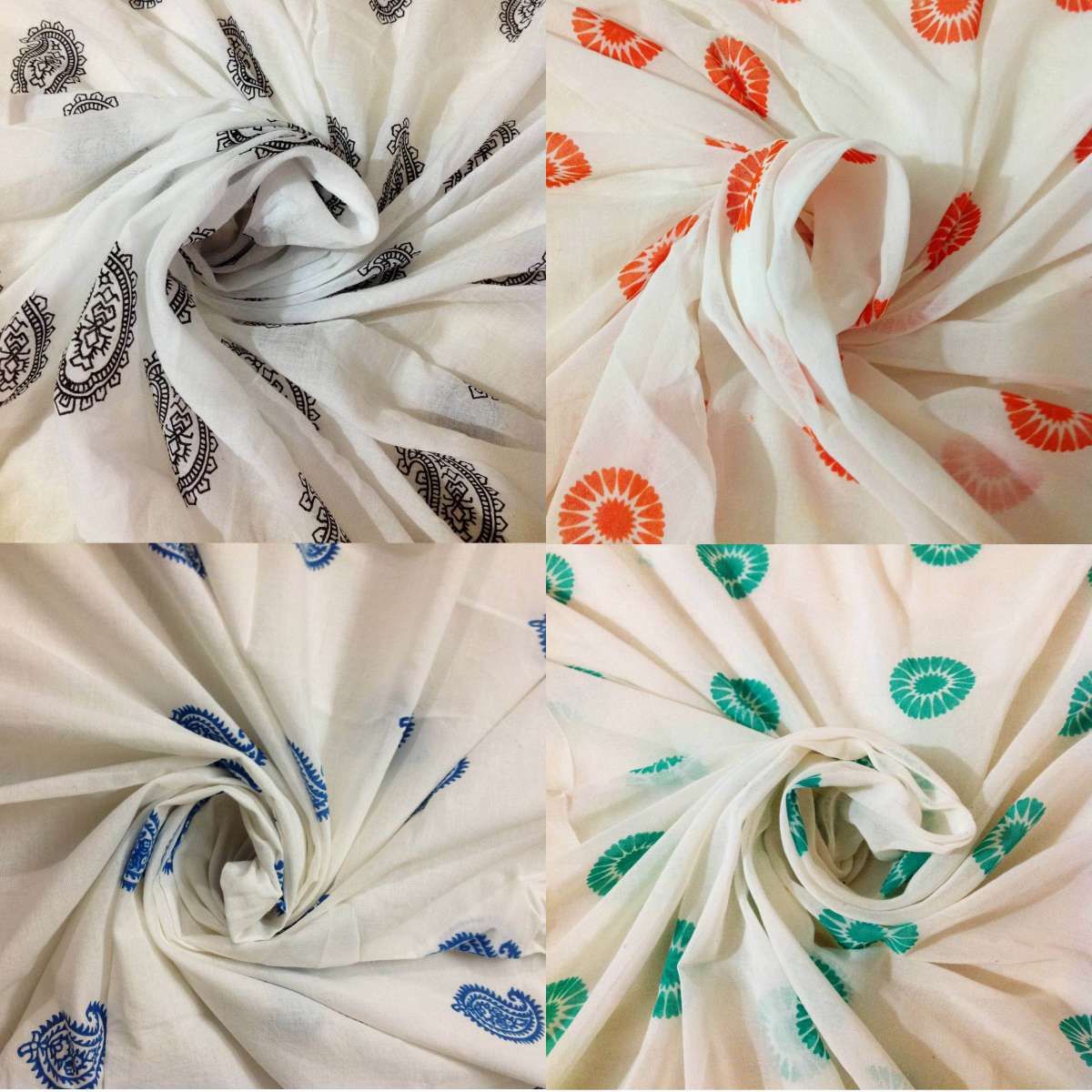 DIY guide for How to Block Print Fabric - Quick DIY Tutorial with step-by-step instructions