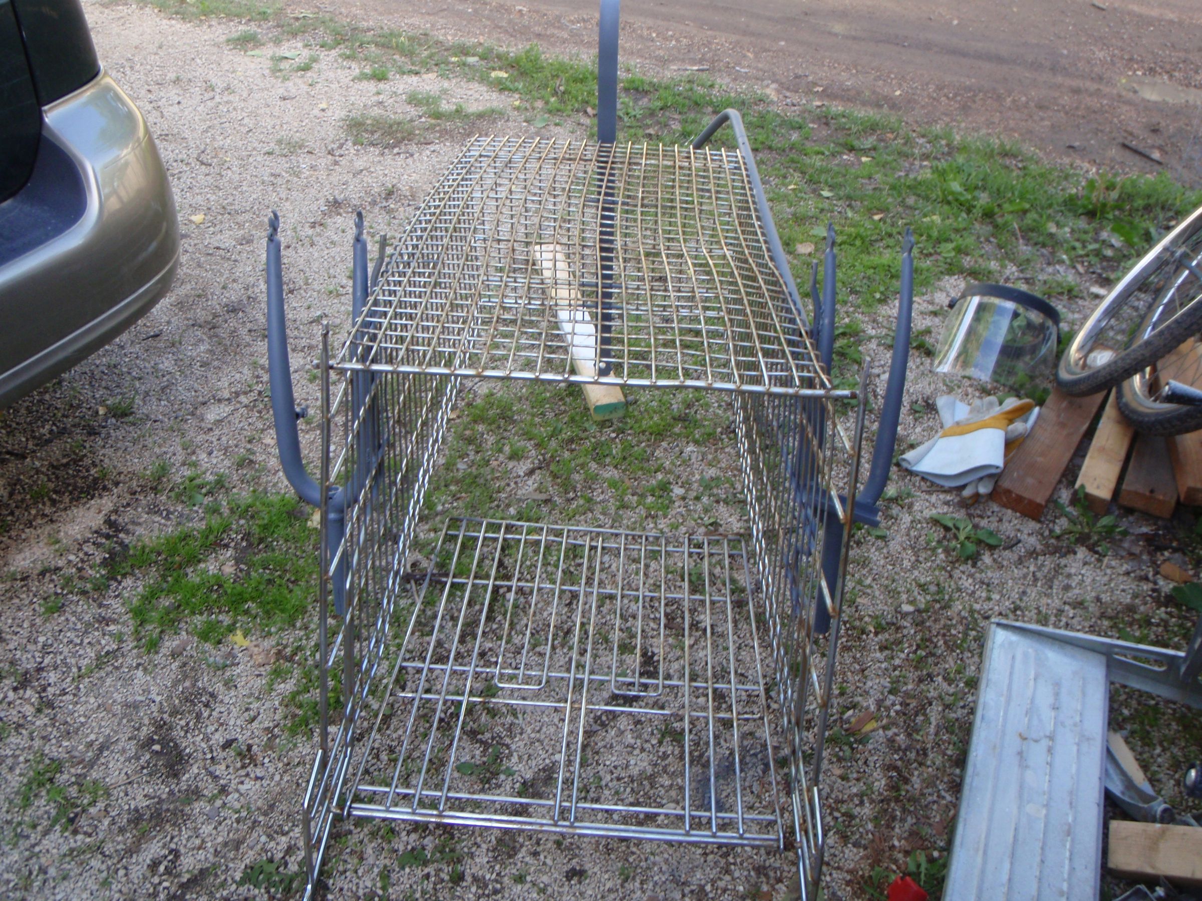 Shopping Cart Bike Trailer 6 Steps Instructables