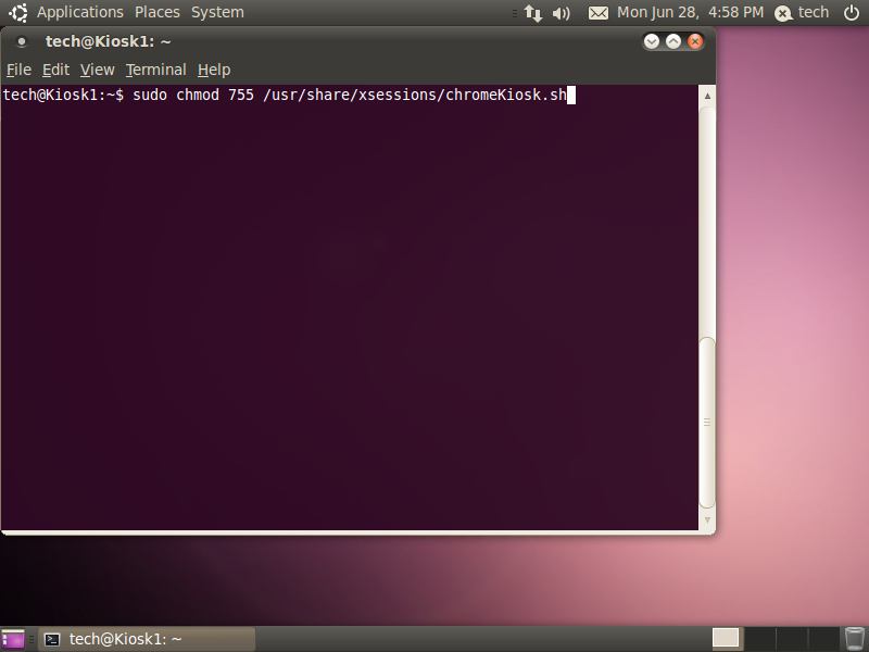 Set Up Kiosk Desktop Mode in Xsessions