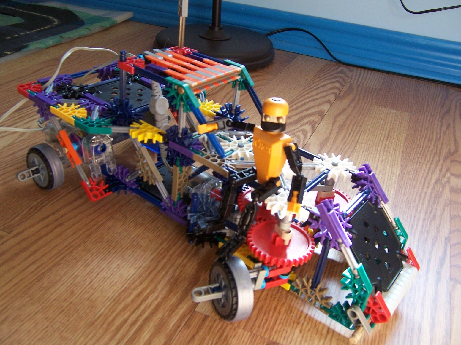 The RaiderA Knex Vehicle With Motorized Steering 9 Steps Instructables