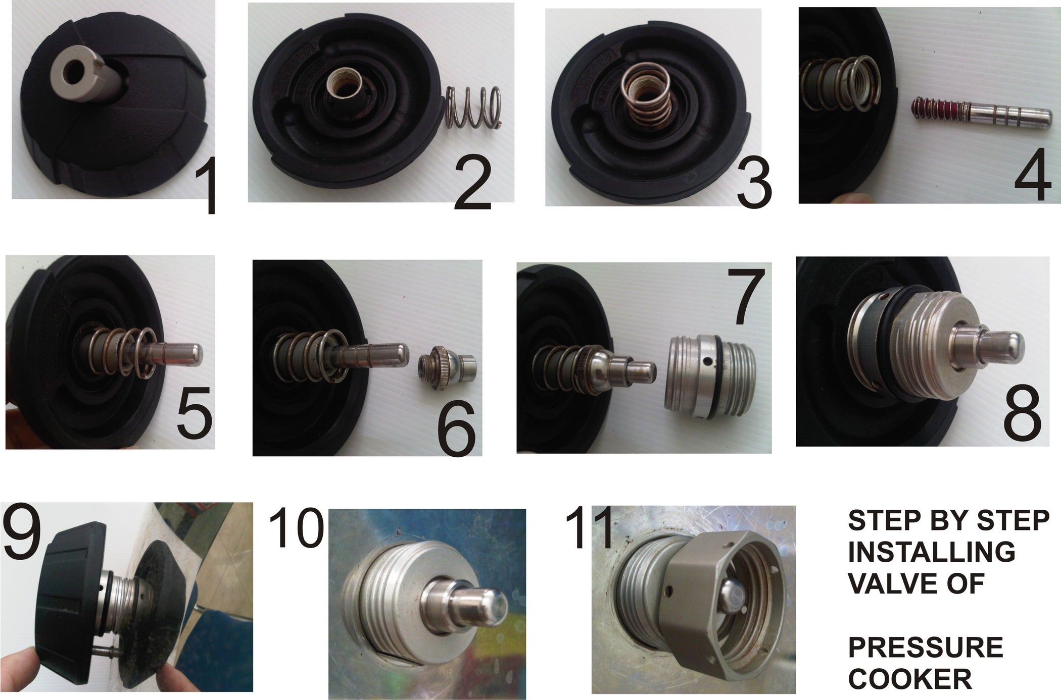 Install Pressure Cooker Valves After Cleaning It Instructables