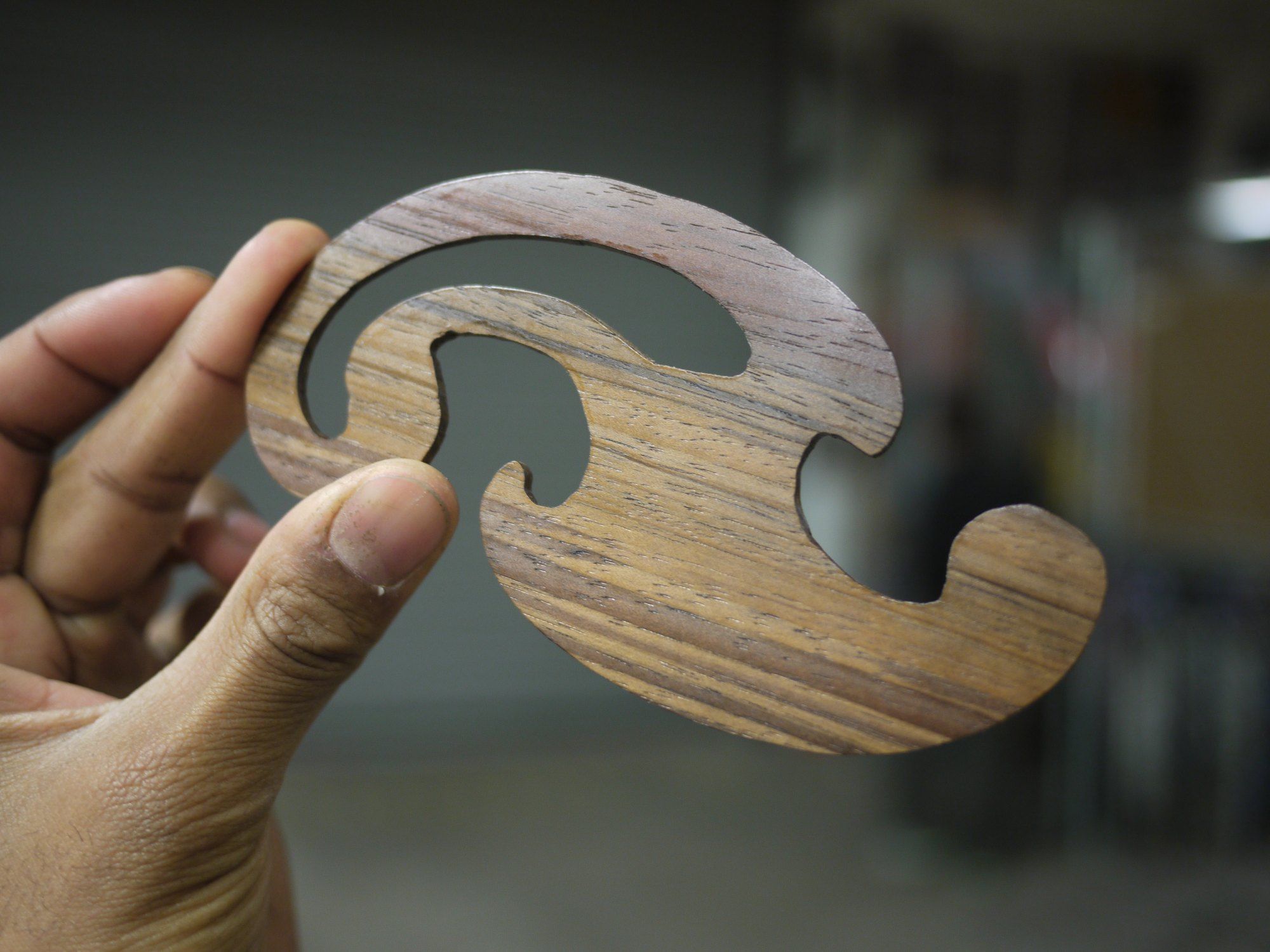 Wooden French Curves - Made at Techshop