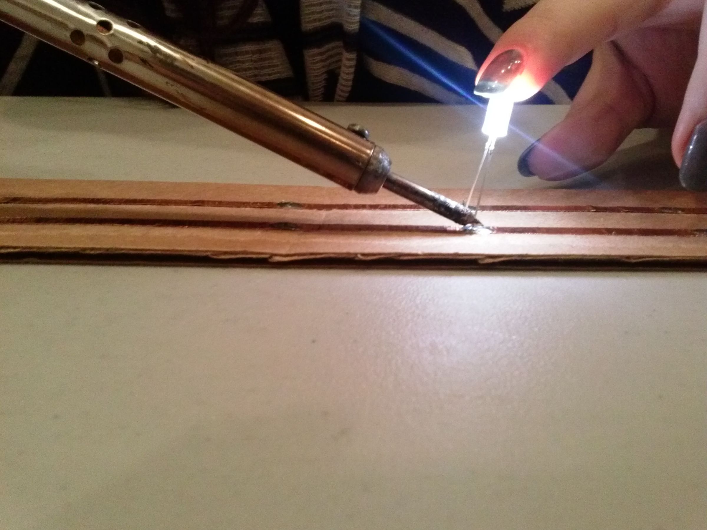 Simple Circuit With Copper Tape 6 Steps Instructables