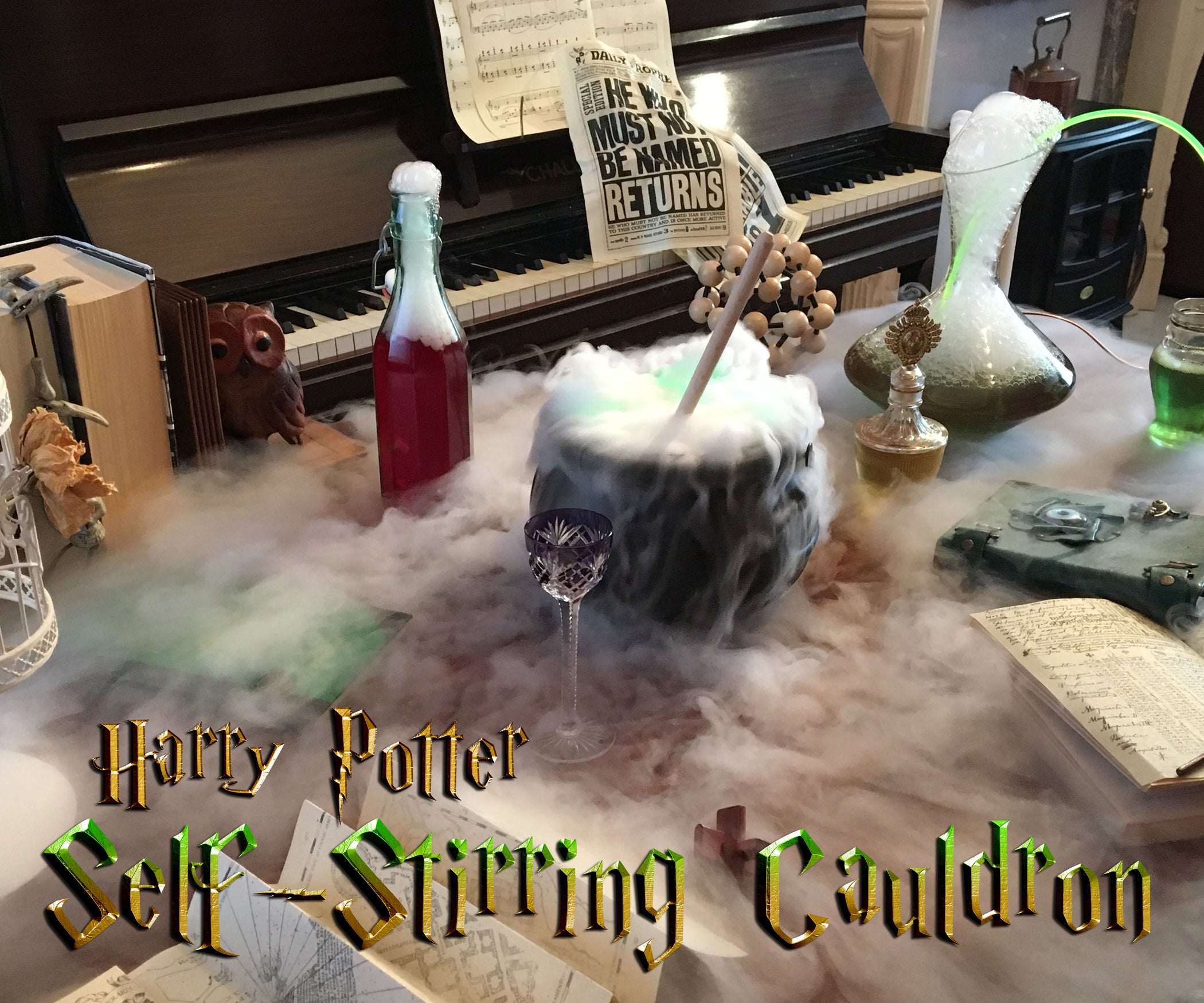 SelfStirring Cauldron From Harry Potter 6 Steps (with Pictures