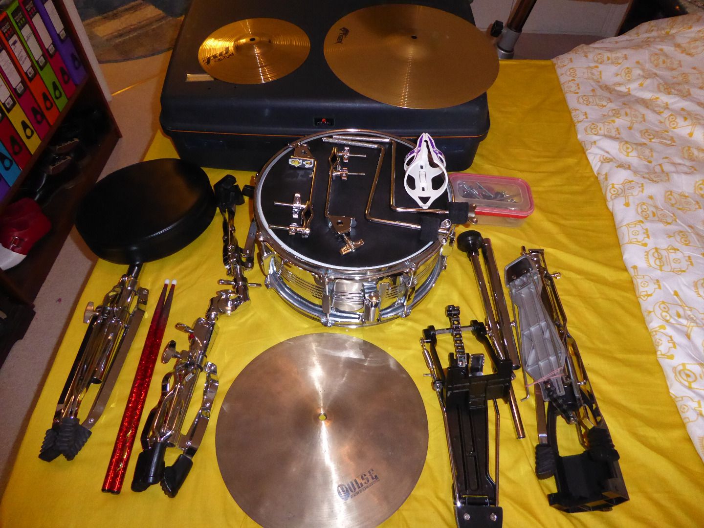 Suitcase Drum Set Instructables