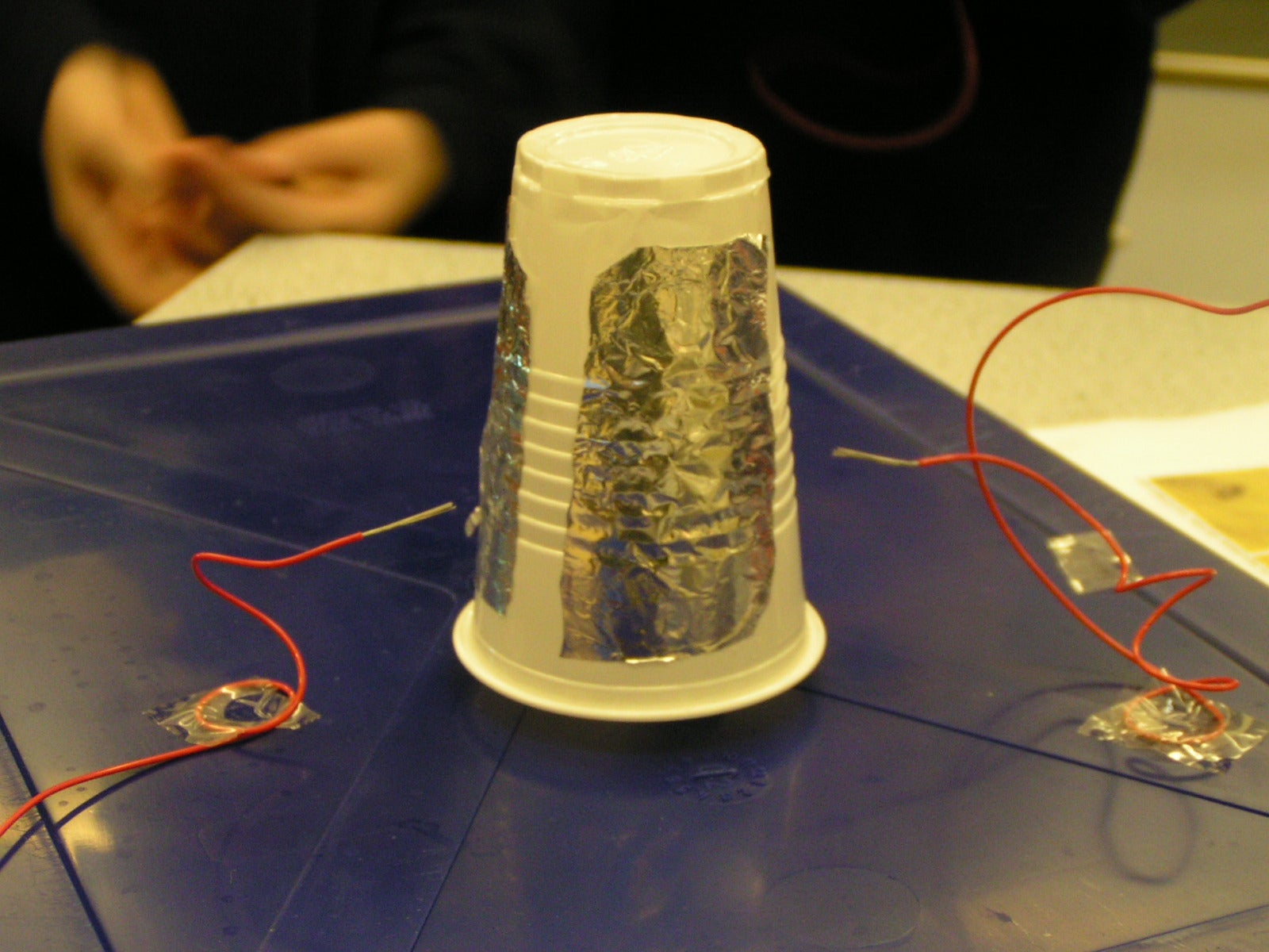 Be a Scientist Build an Electrostatic Motor 6 Steps Instructables