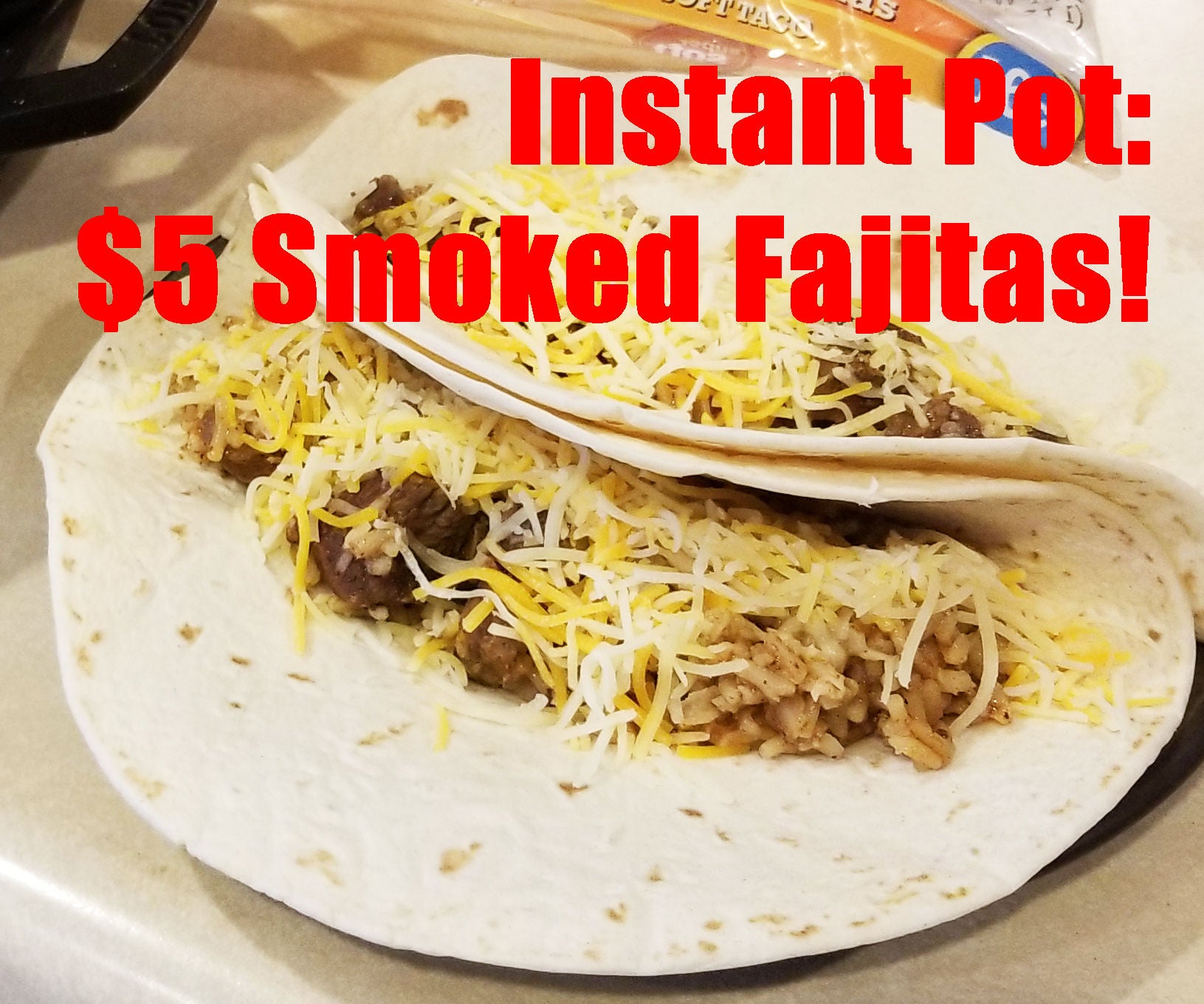 Smoked Instant Pot Fajitas 4 Steps Instructables