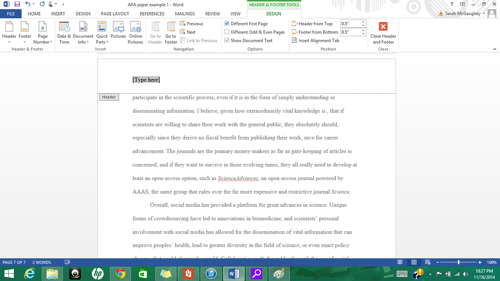 Formatting Apa Style In Microsoft Word 13 9 Steps Instructables Formatting Apa Style In Microsoft Word 13 9 Steps Instructables