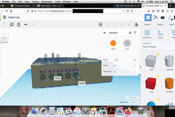 Tinkercad Design, Part 2