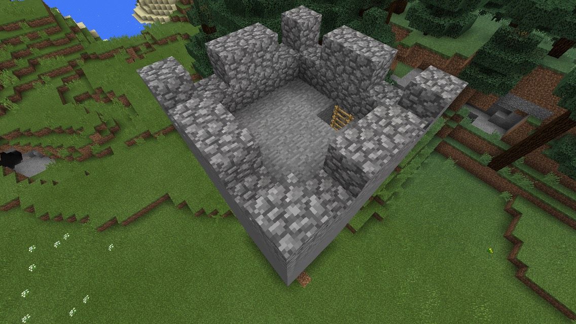 How To Make A Minecraft Castle 6 Steps Instructables