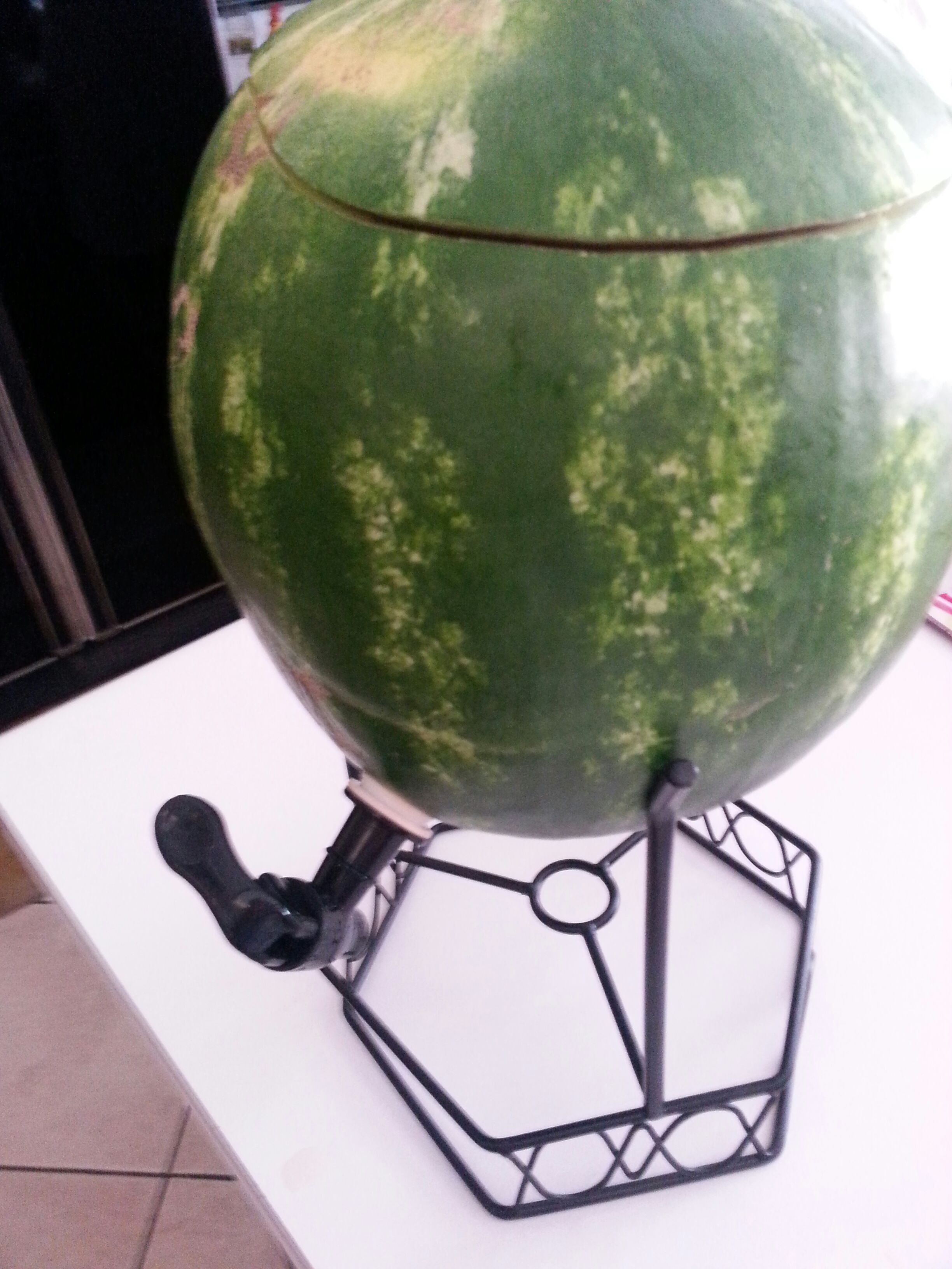 Watermelon Drink Dispenser/Keg 7 Steps (with Pictures) Instructables