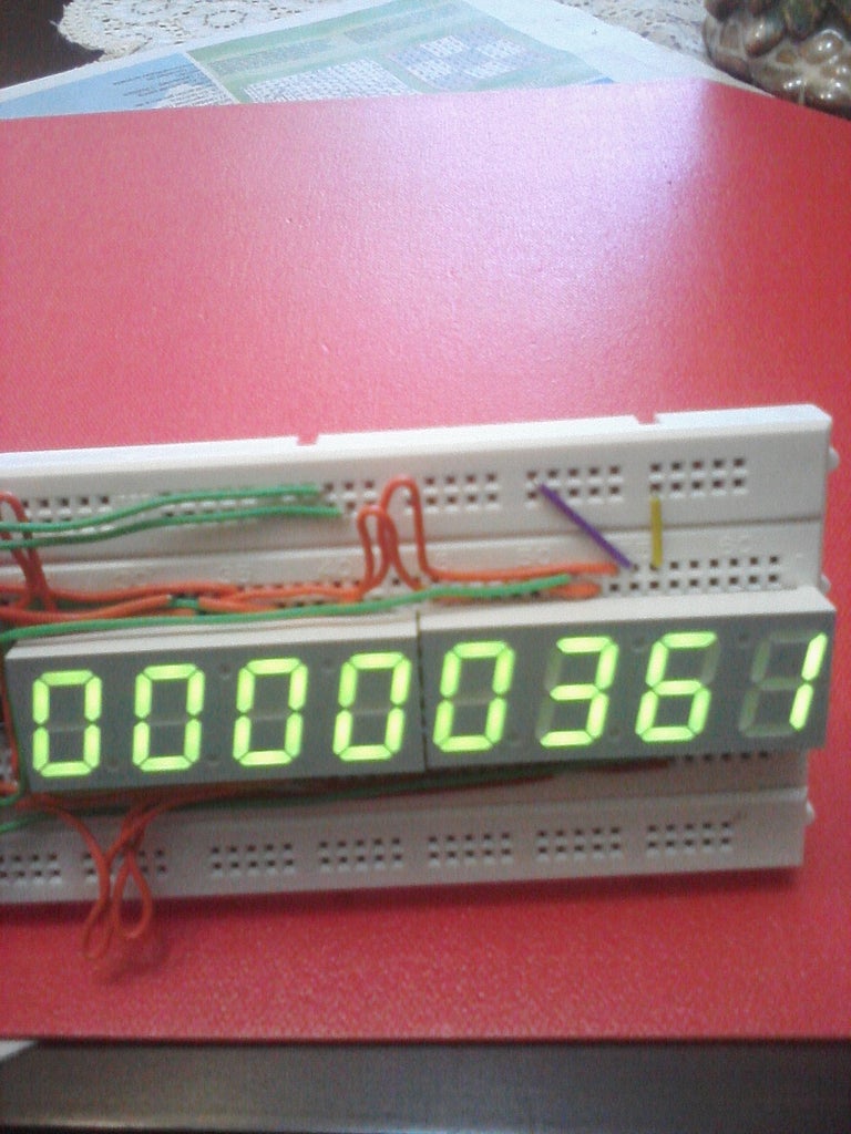 8-Digit Arduino Counter : 8 Steps - Instructables