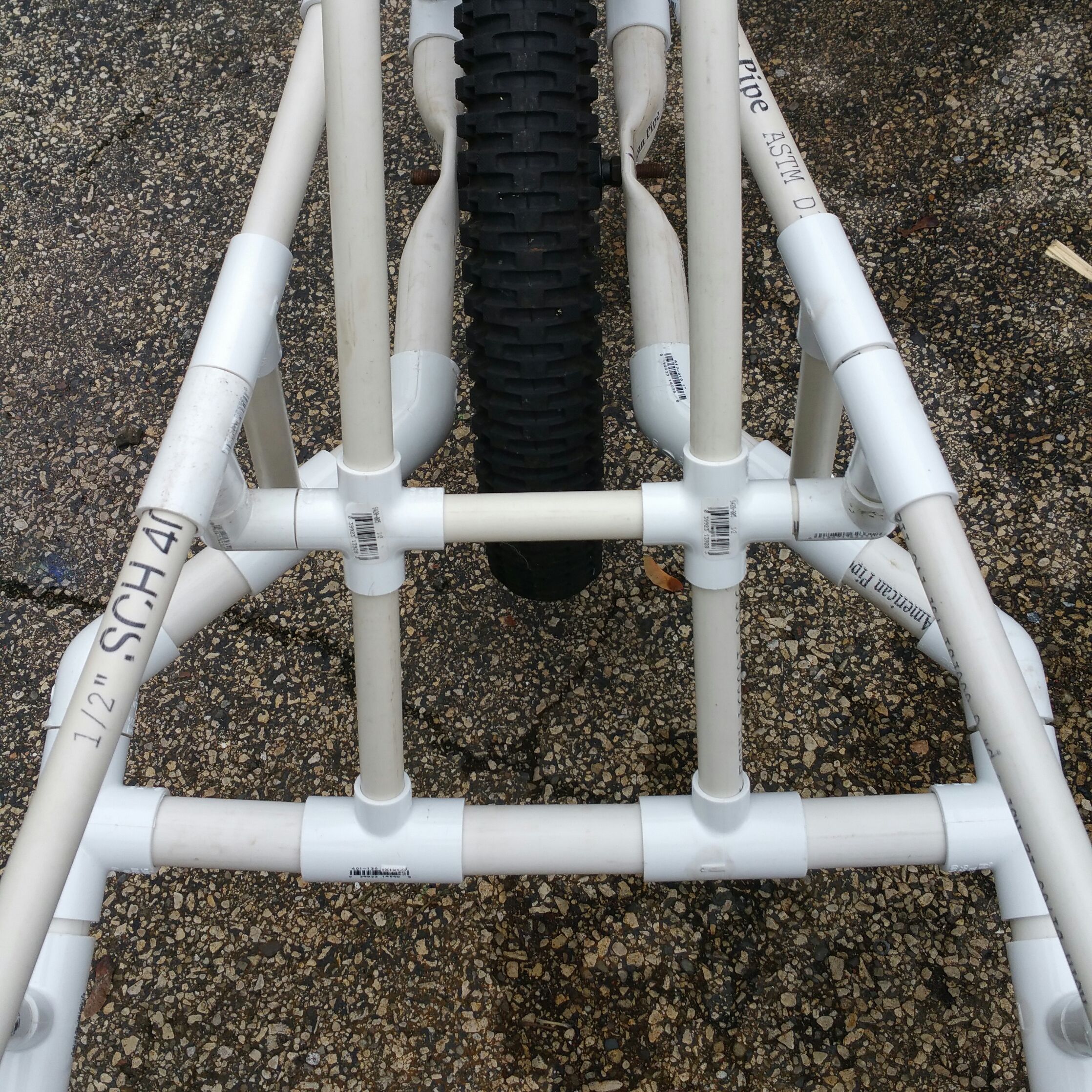 DIY PVC Pipe Bicycle Trailer (Single Wheel) (with Pictures) Instructables