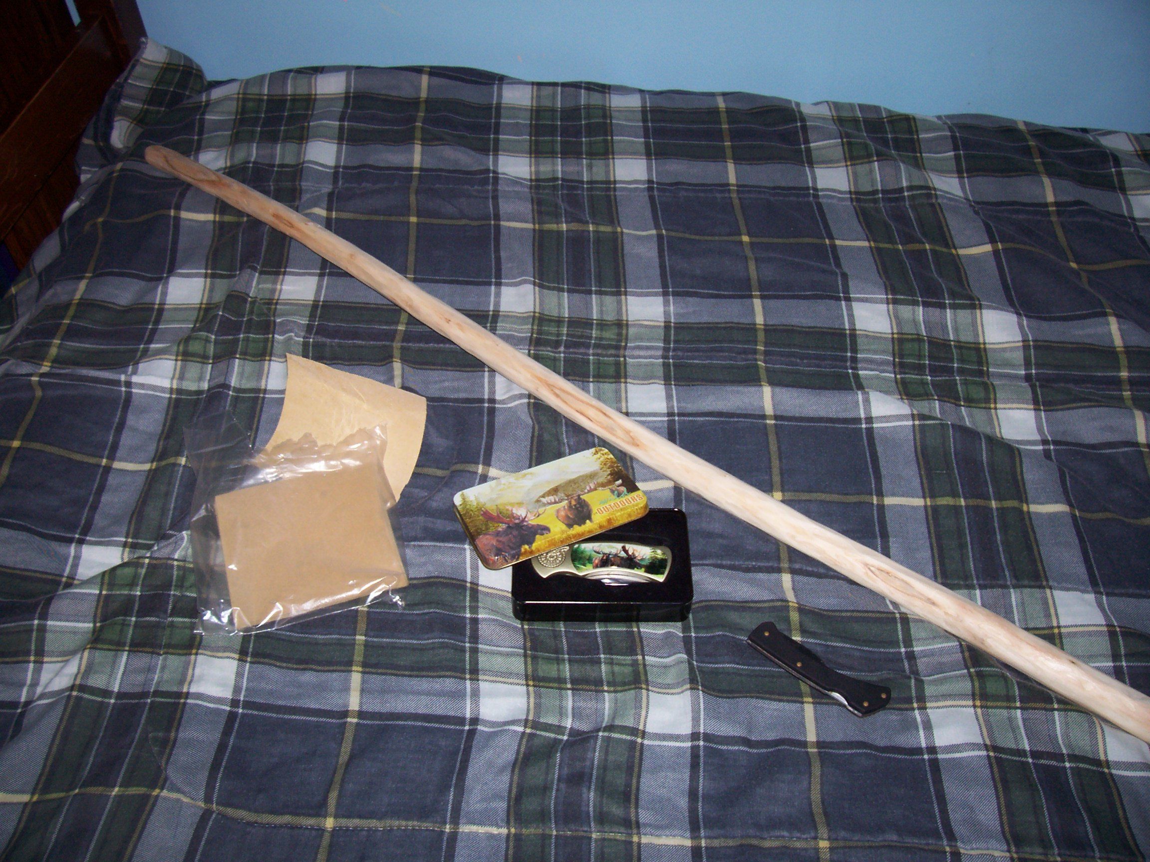how to make a staff or cane from a found or fresh stick, and carve it. DIY Project DIY Project Image