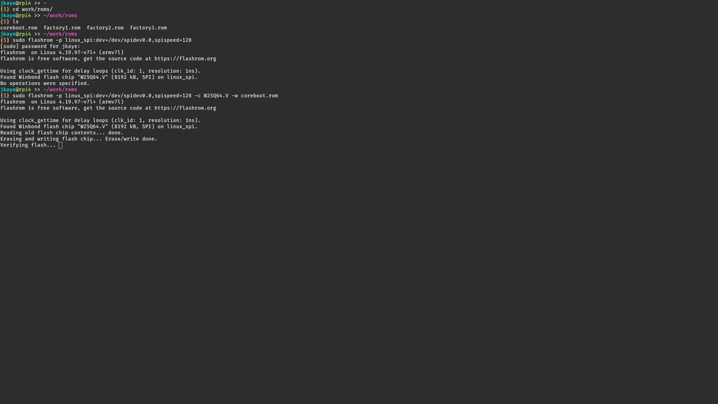 Lenovo T4 Coreboot W Raspberry Pi 13 Steps With Pictures Instructables