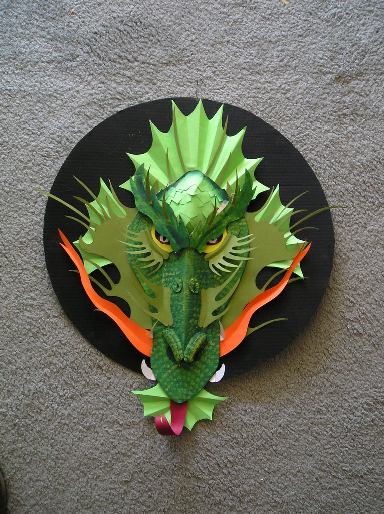 Make a Cardboard Dragon! 6 Steps Instructables