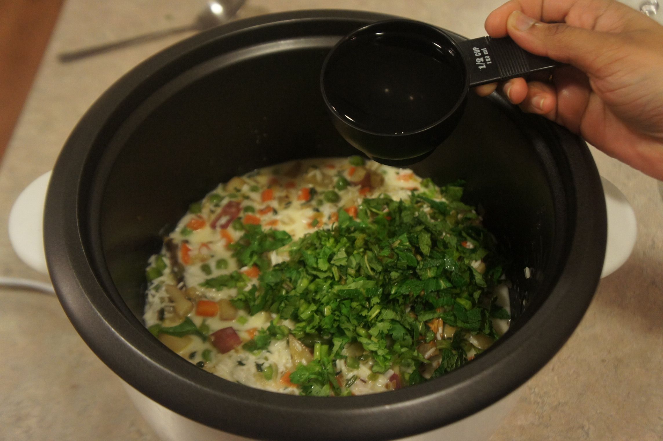 Vegetable Rice Cooked With Coconut Milk 3 Steps Instructables