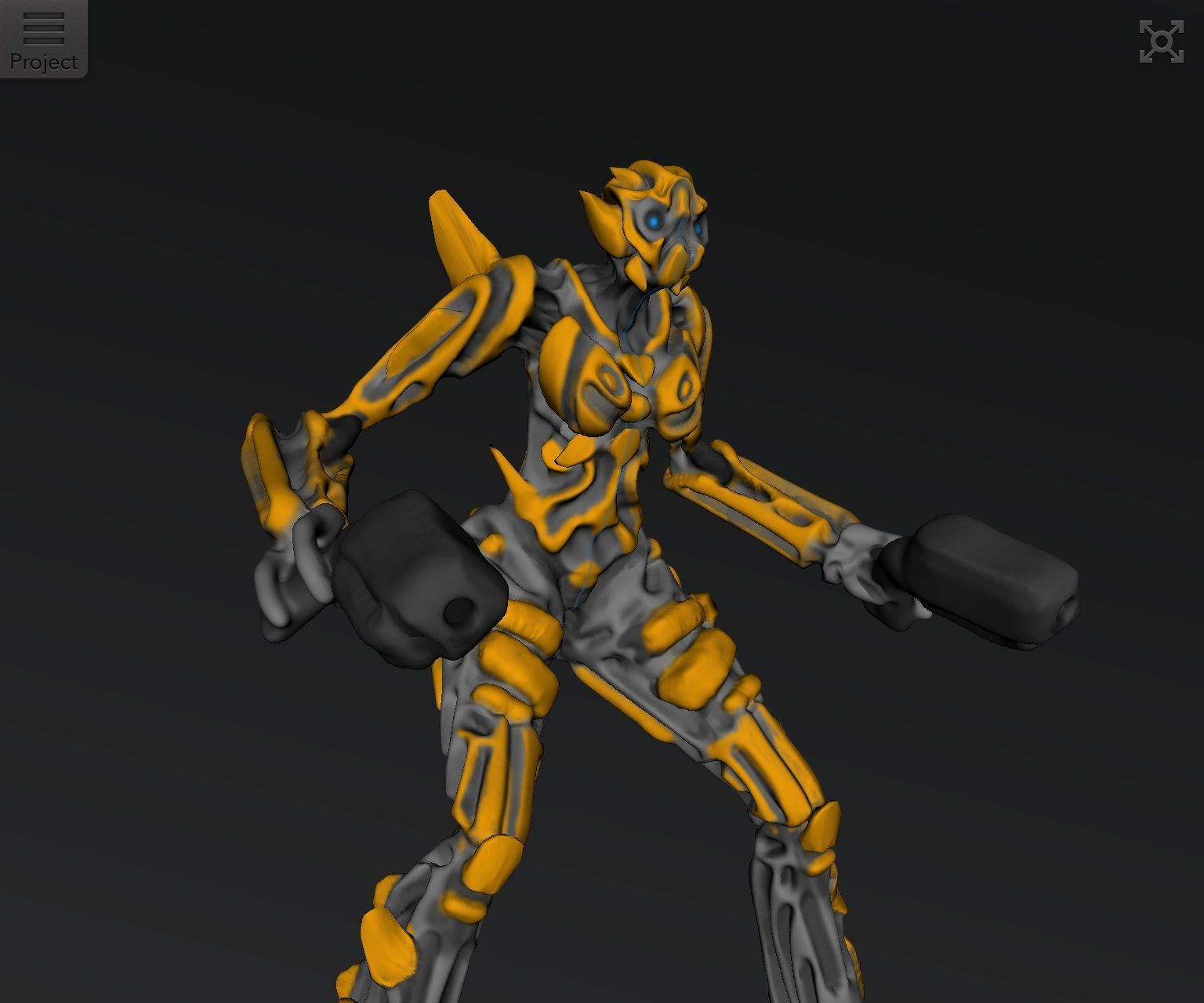 123d designed transformers: bumblebee's girlfriend! DIY Project DIY Project Image