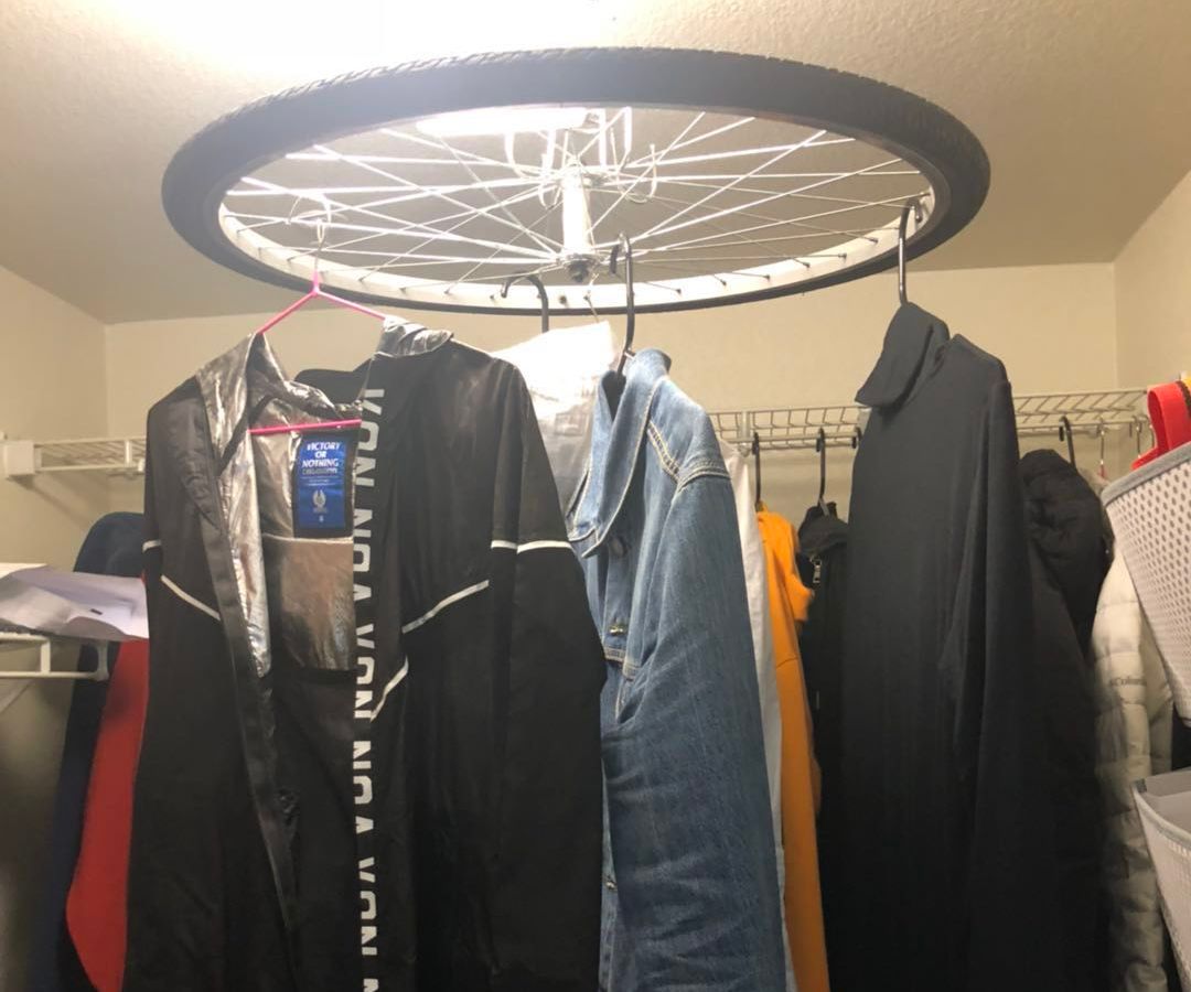 BICYCLE WHEEL EXTENDED HANGER Instructables