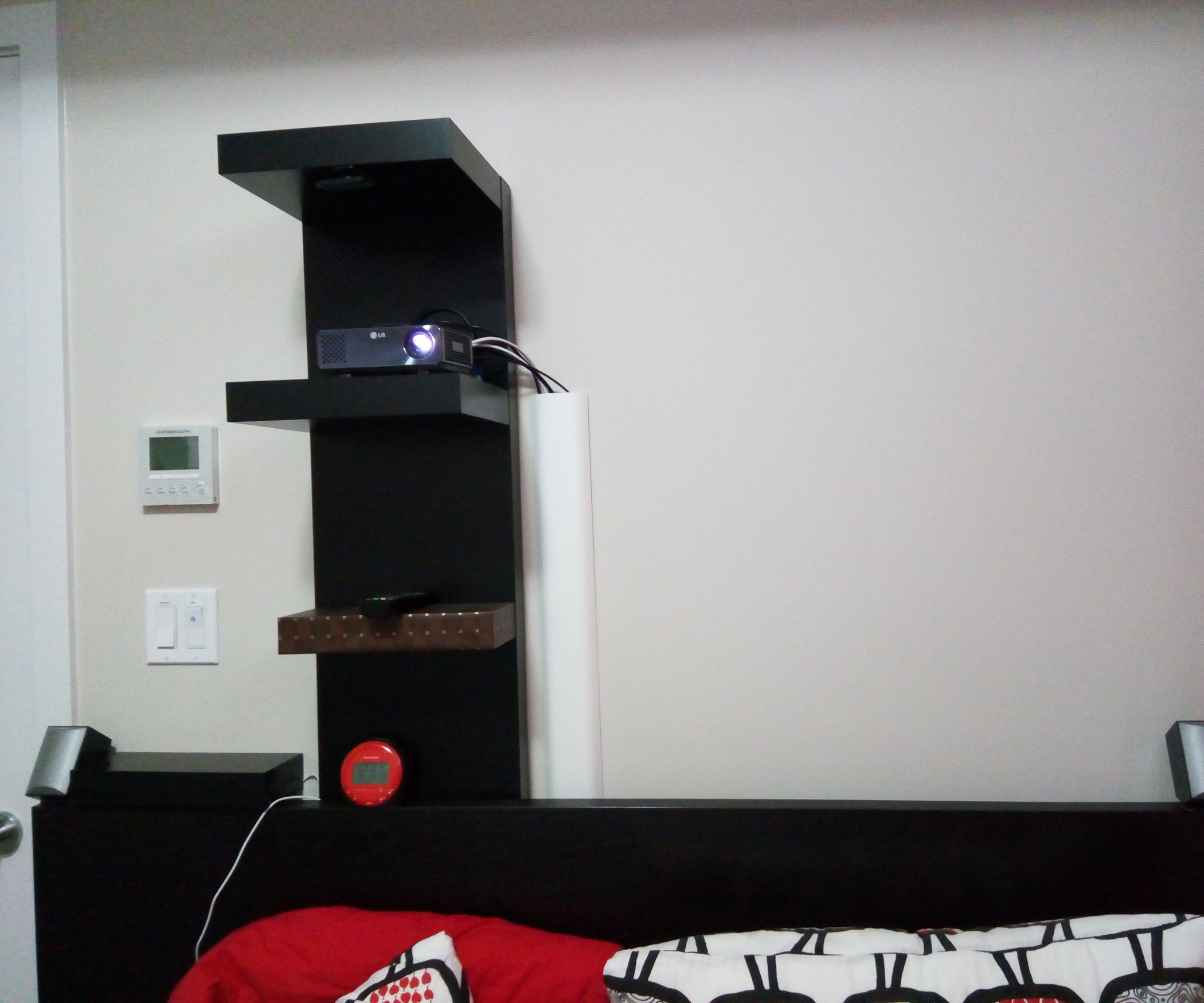 Mount Projector Without Drilling With IKEA LACK Shelf 5 Steps (with Pictures) Instructables