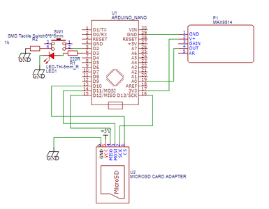 Arduino Nano Voice Recorder With the MAX9814 Microphone : 3 Steps ...