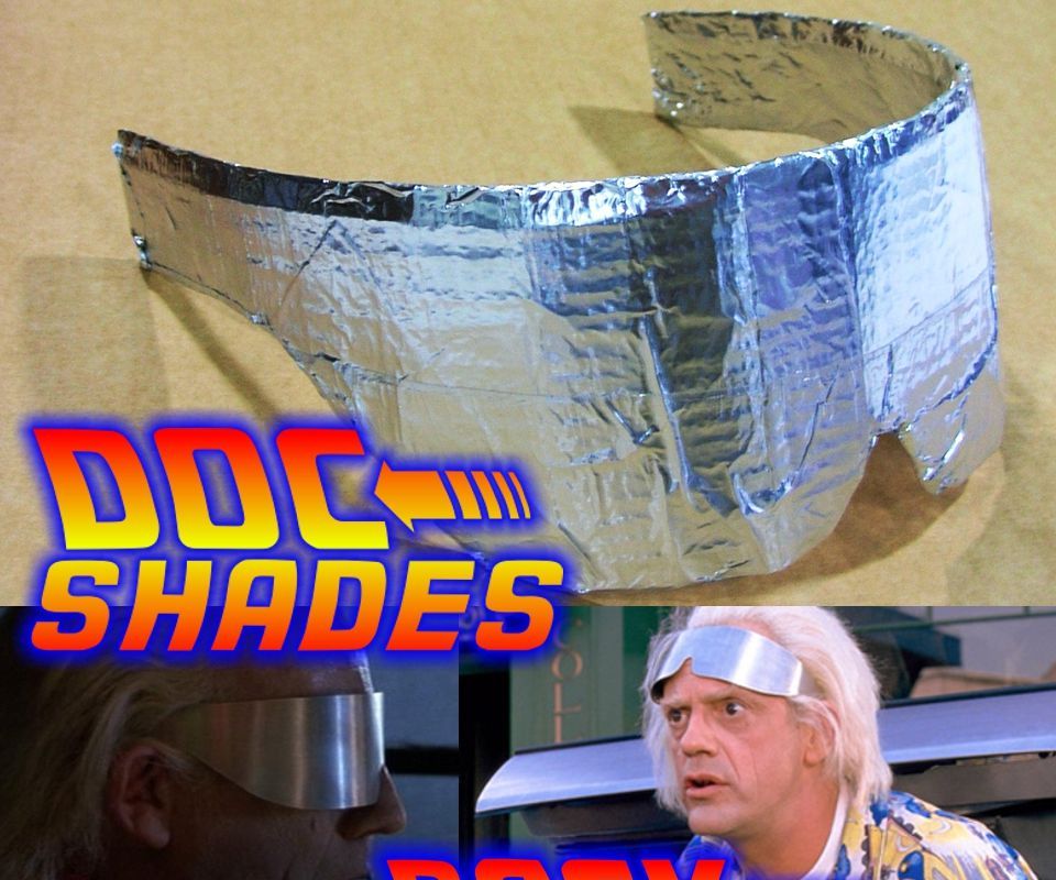 5min doc brown's shades from back to the future ii DIY Project DIY Project Image