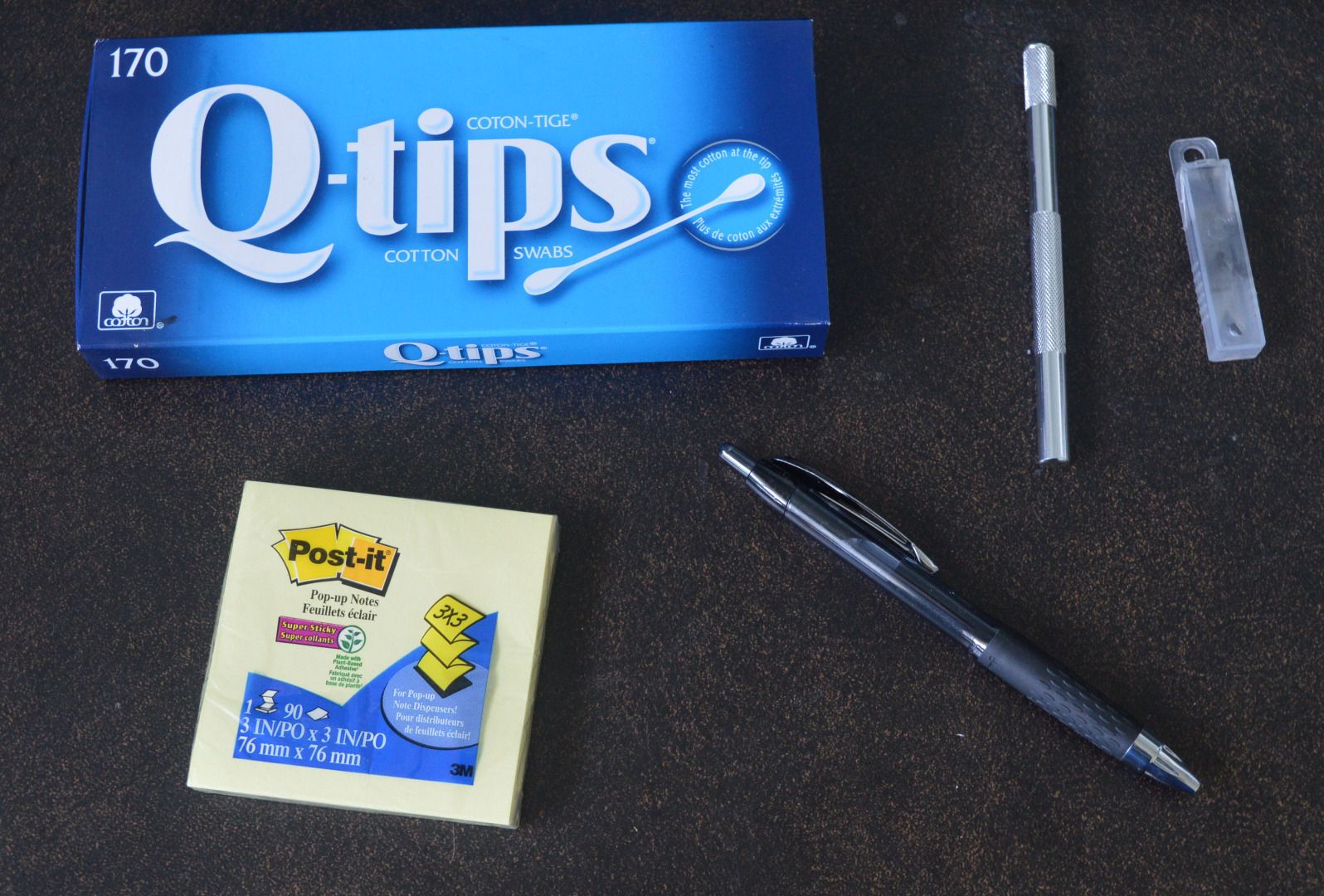 Recycled Qtip Box PostIt Dispenser 4 Steps Instructables