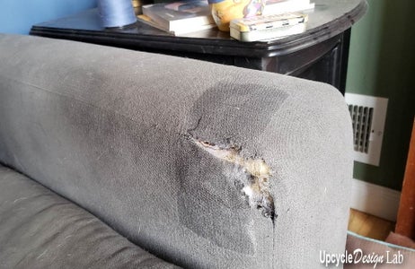 How To Fix A Couch With Torn Upholstery 8 Steps Pictures Instructables How To Fix A Couch With Torn Upholstery, How To Repair Torn Sofa Fabric