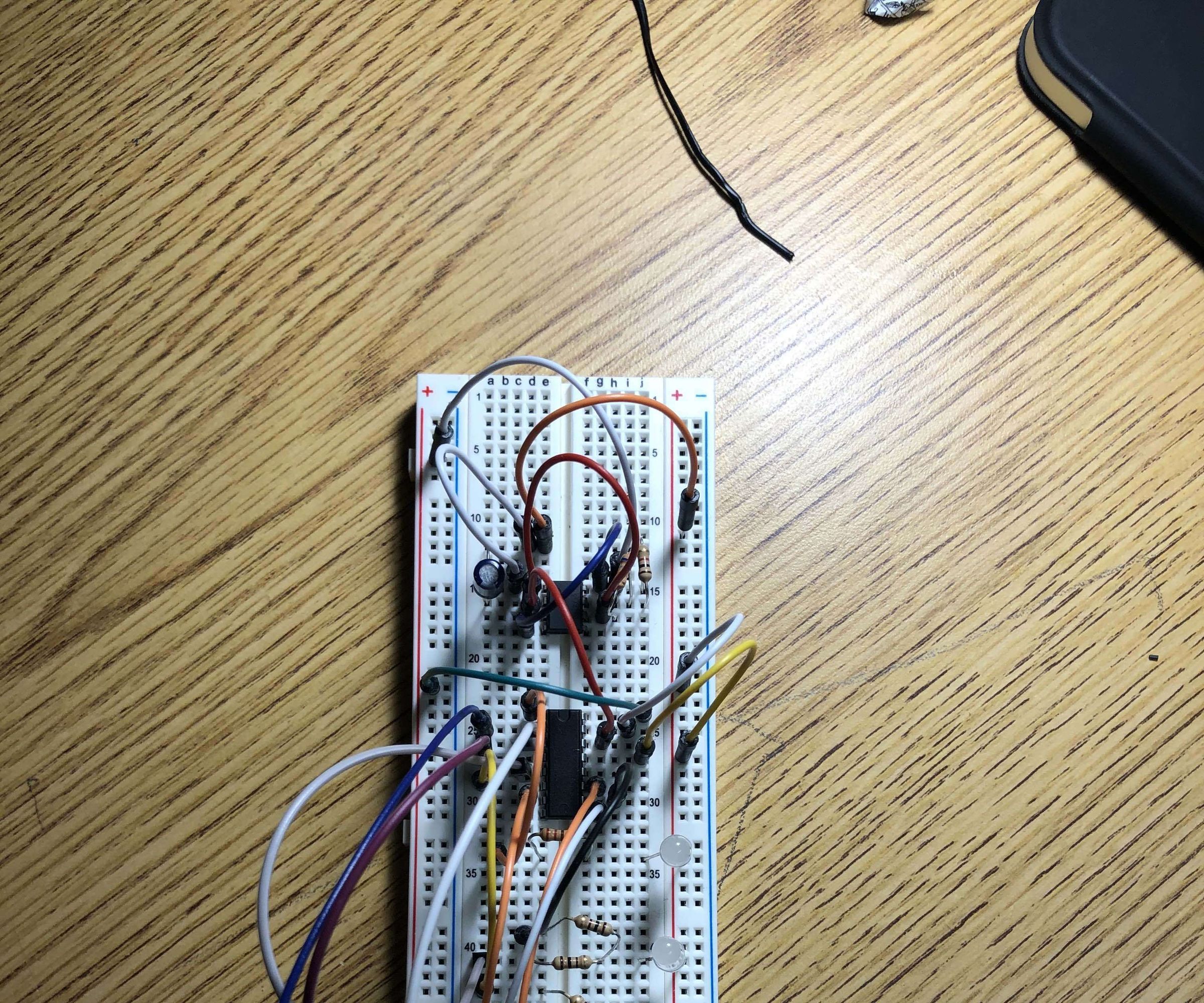 555 knight rider circuit DIY Project - Step-by-Step DIY Project ...