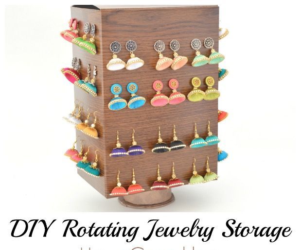 DIY guide for DIY Rotating Jewelry Storage Using Cereal Box with step-by-step instructions