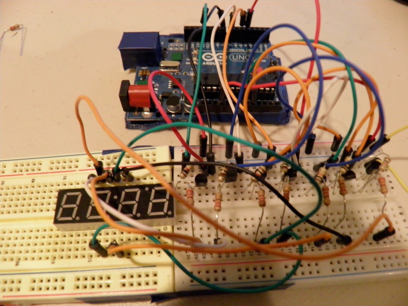 TimeDuino- 7 Segment Arduino Clock (No Shift Registers Needed!) : 14 ...
