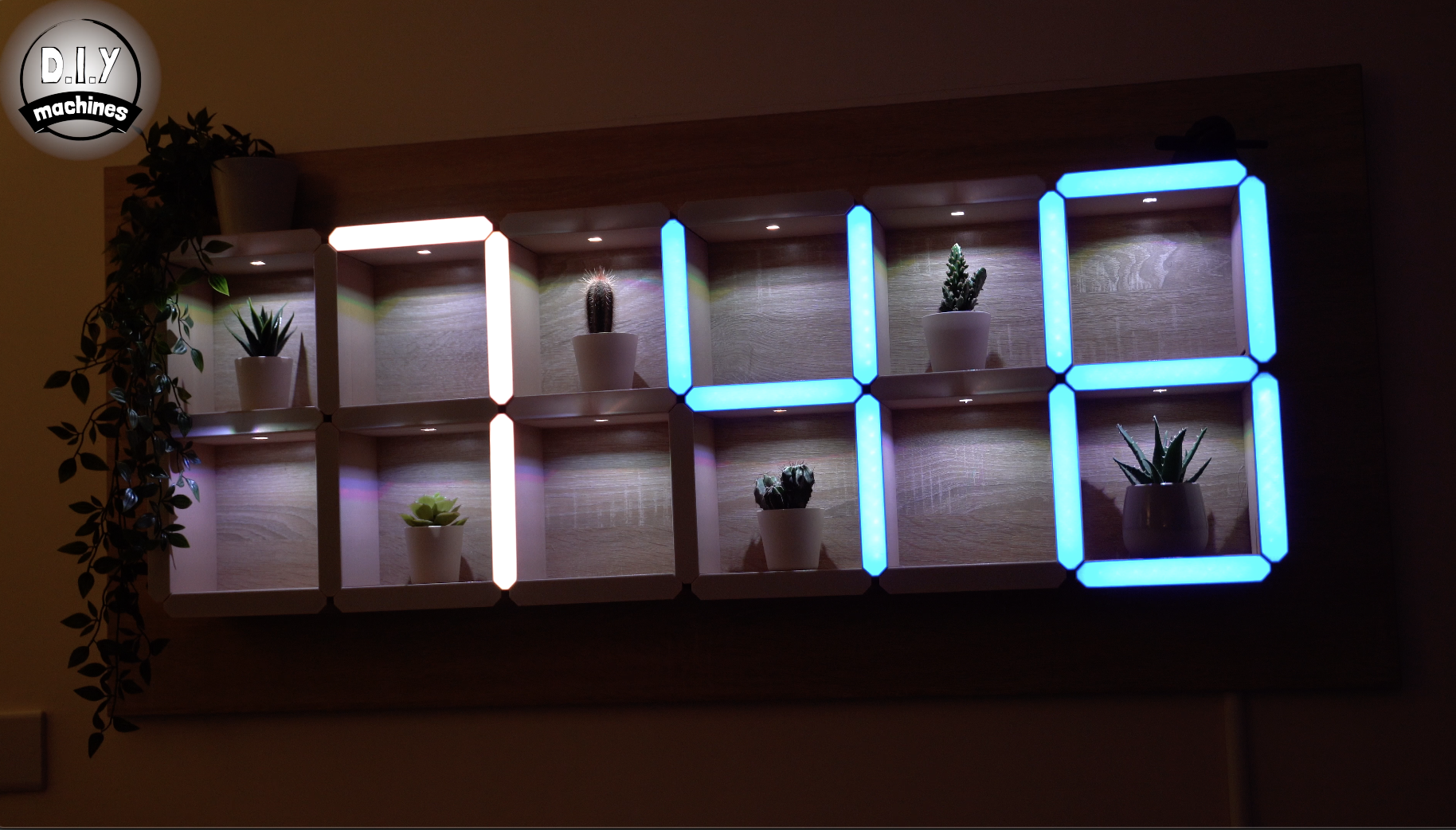 How to Build a Giant Hidden Shelf Edge Clock