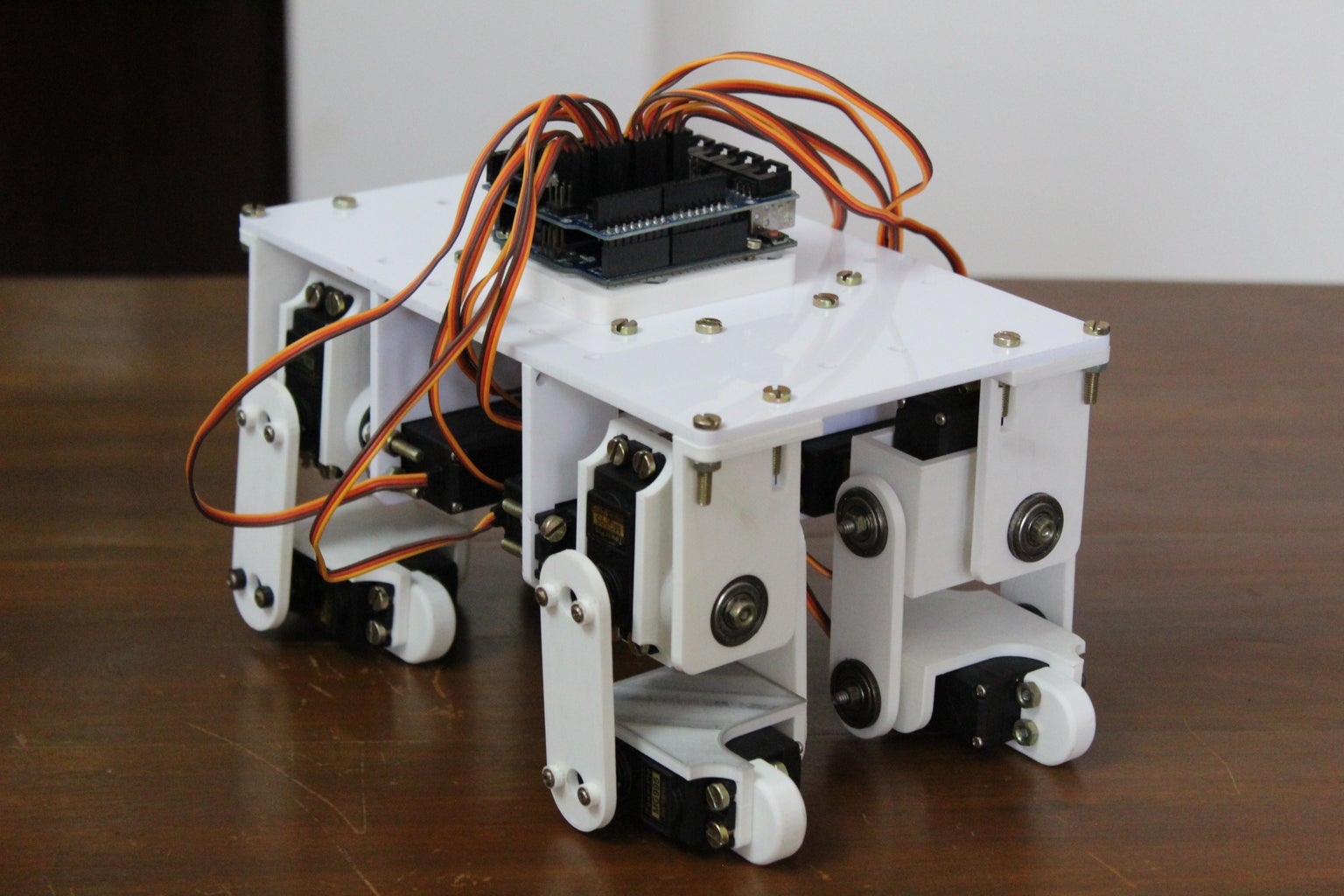 3D Printed Arduino Powered Quadruped Robot : 13 Steps (with Pictures ...