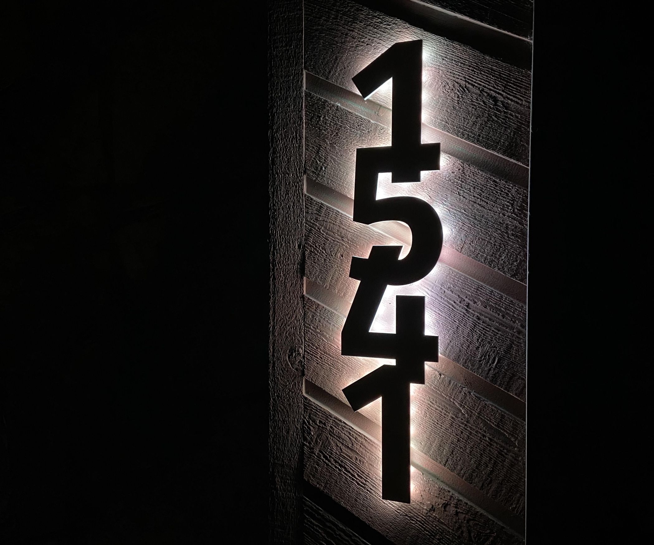 Backlit House Numbers 5 Steps (with Pictures) Instructables
