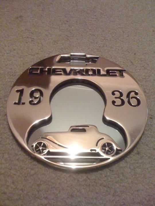 custom sign made from used brass clutch disc on waterjet using vectric aspire DIY Project DIY Project Image
