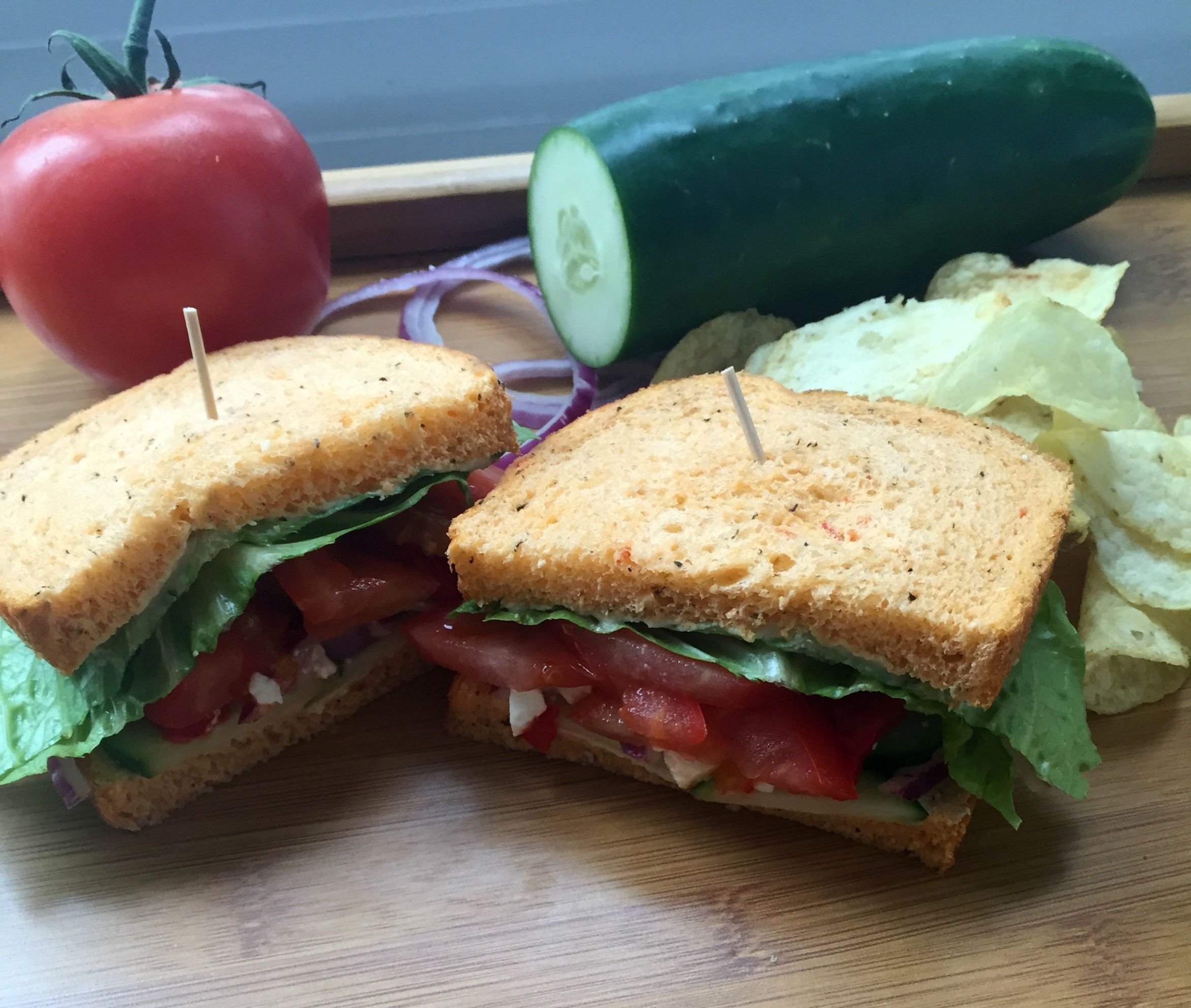 Copycat Panera Mediterranean Veggie Sandwich 4 Steps (with Pictures