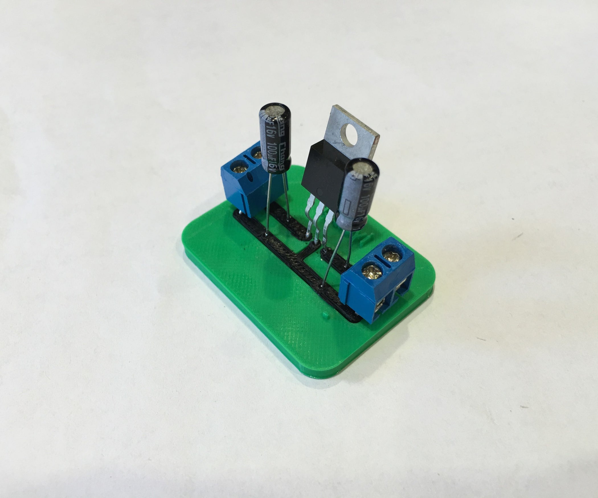3D Printed Voltage Regulator Circuit Like PCB Circuit 7 Steps (with