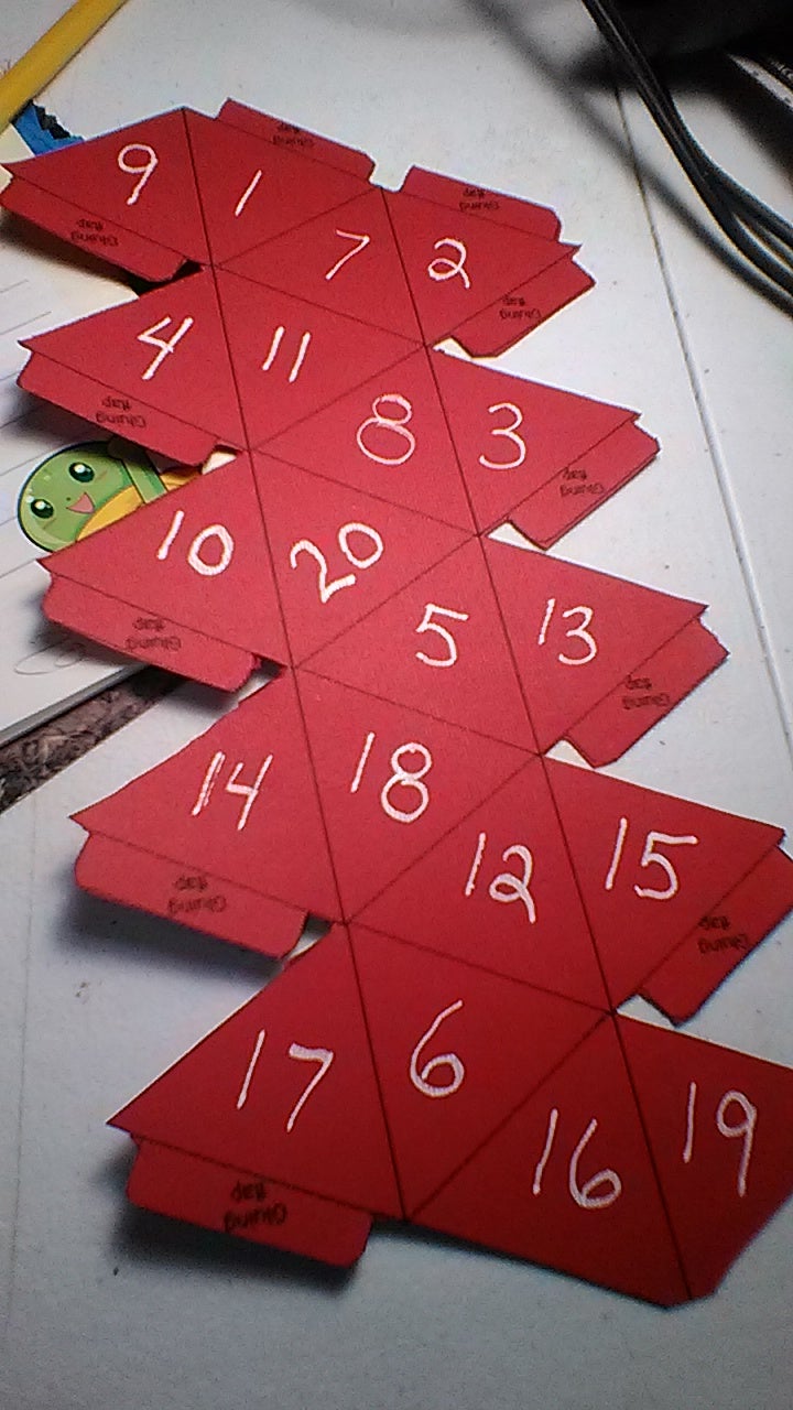 20 Sided "fuzzy" Dice 8 Steps (with Pictures) Instructables