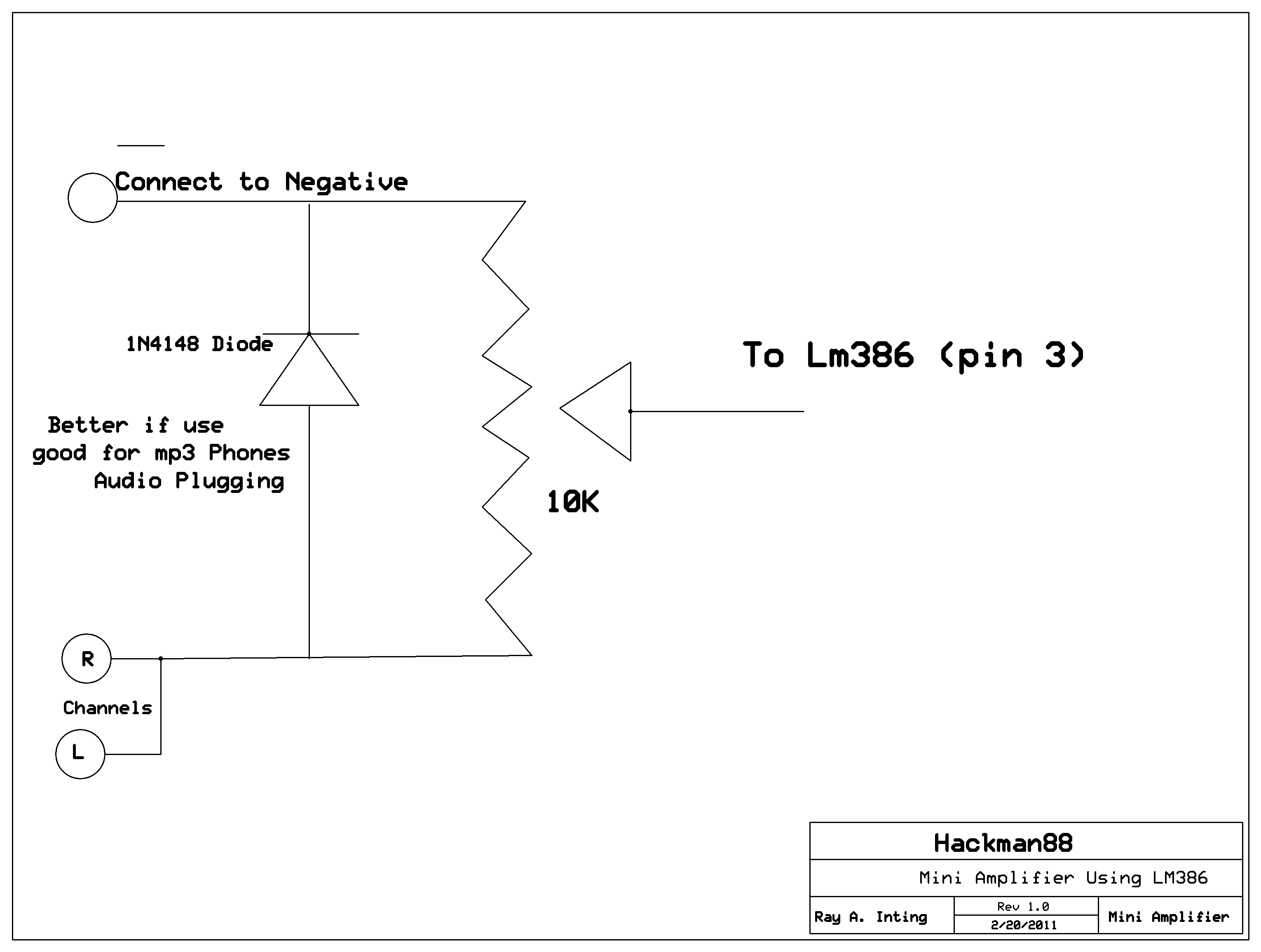 Mini Amplifier Using LM386 - Instructables