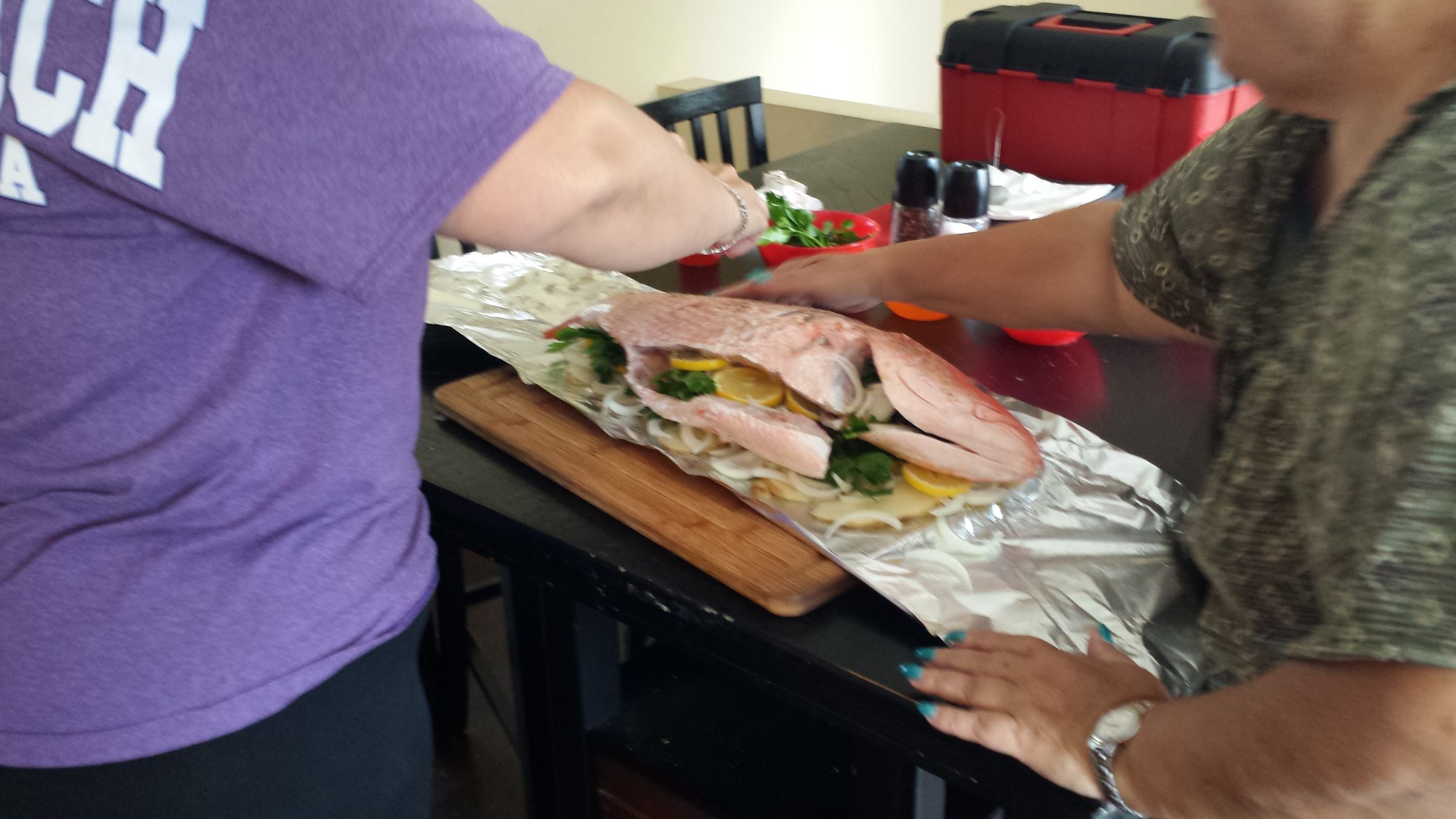 Large Red Snapper on er Charcoal Grill 6 Steps (with Pictures