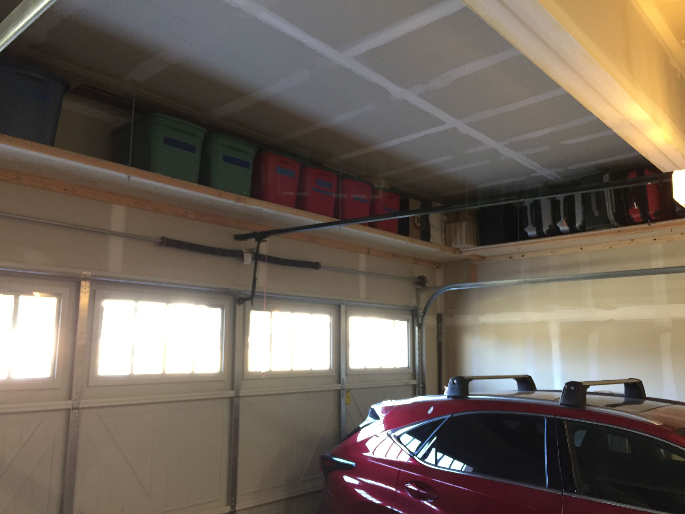 Overhead Garage Shelves 12 Steps (with Pictures) Instructables