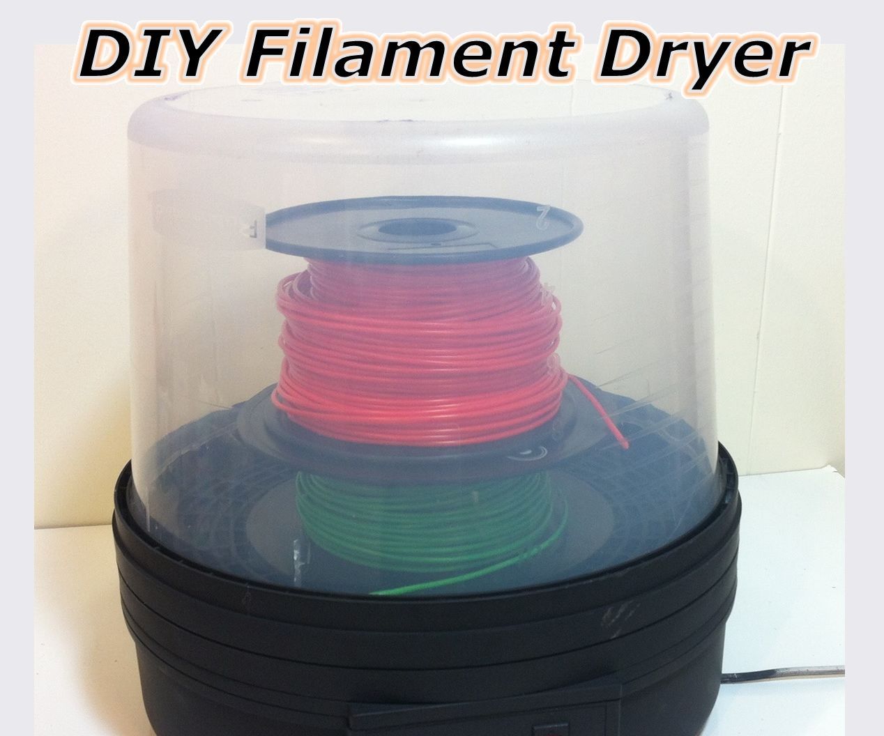 3d printing filament dryer DIY Project DIY Project Image