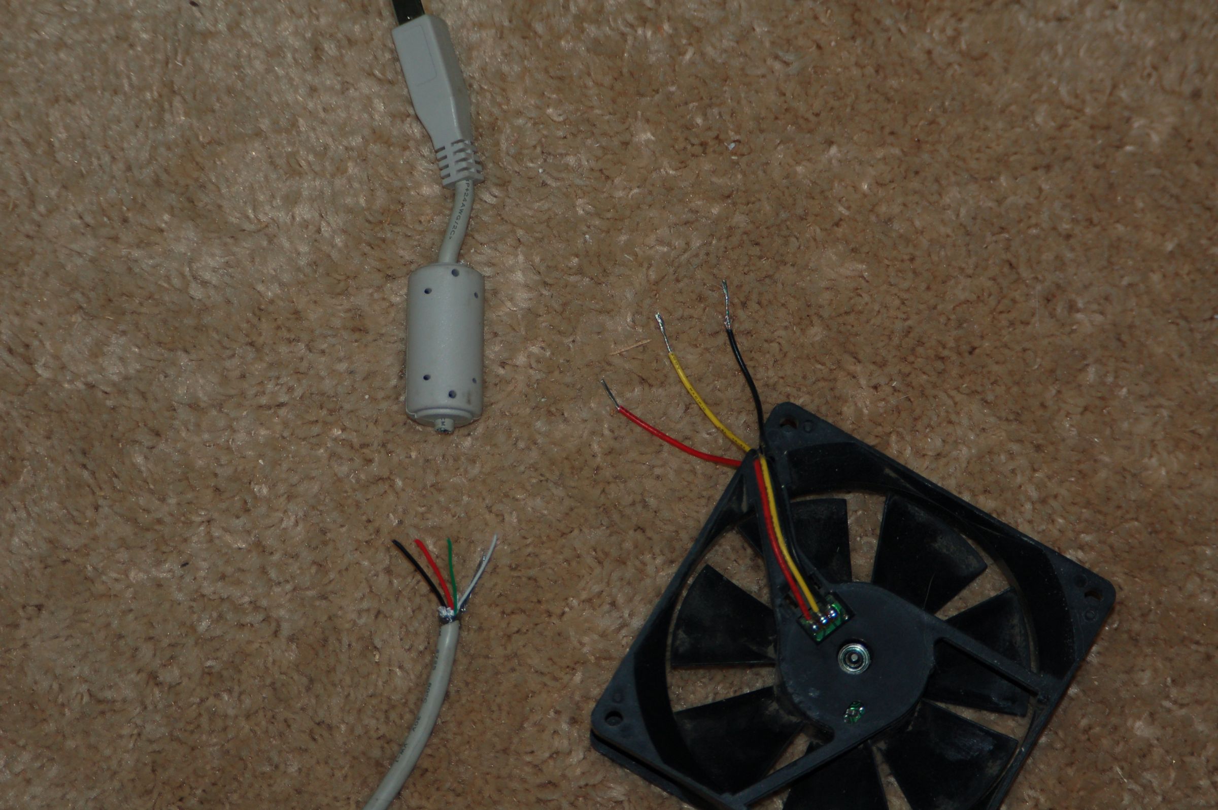 USB Desktop Fan 6 Steps Instructables