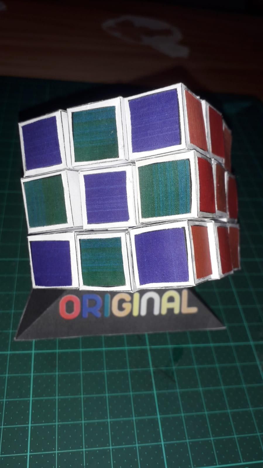 Functional Paper Rubik's Cube - Original & Minecraft