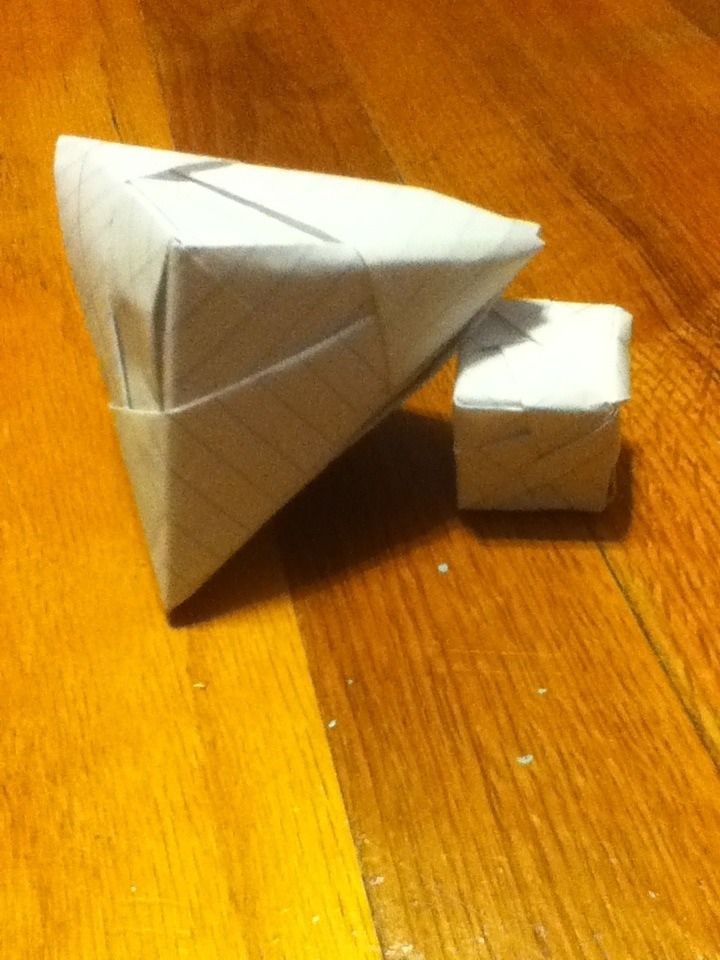 3d origami (hexahedron & cube) DIY Project DIY Project Image