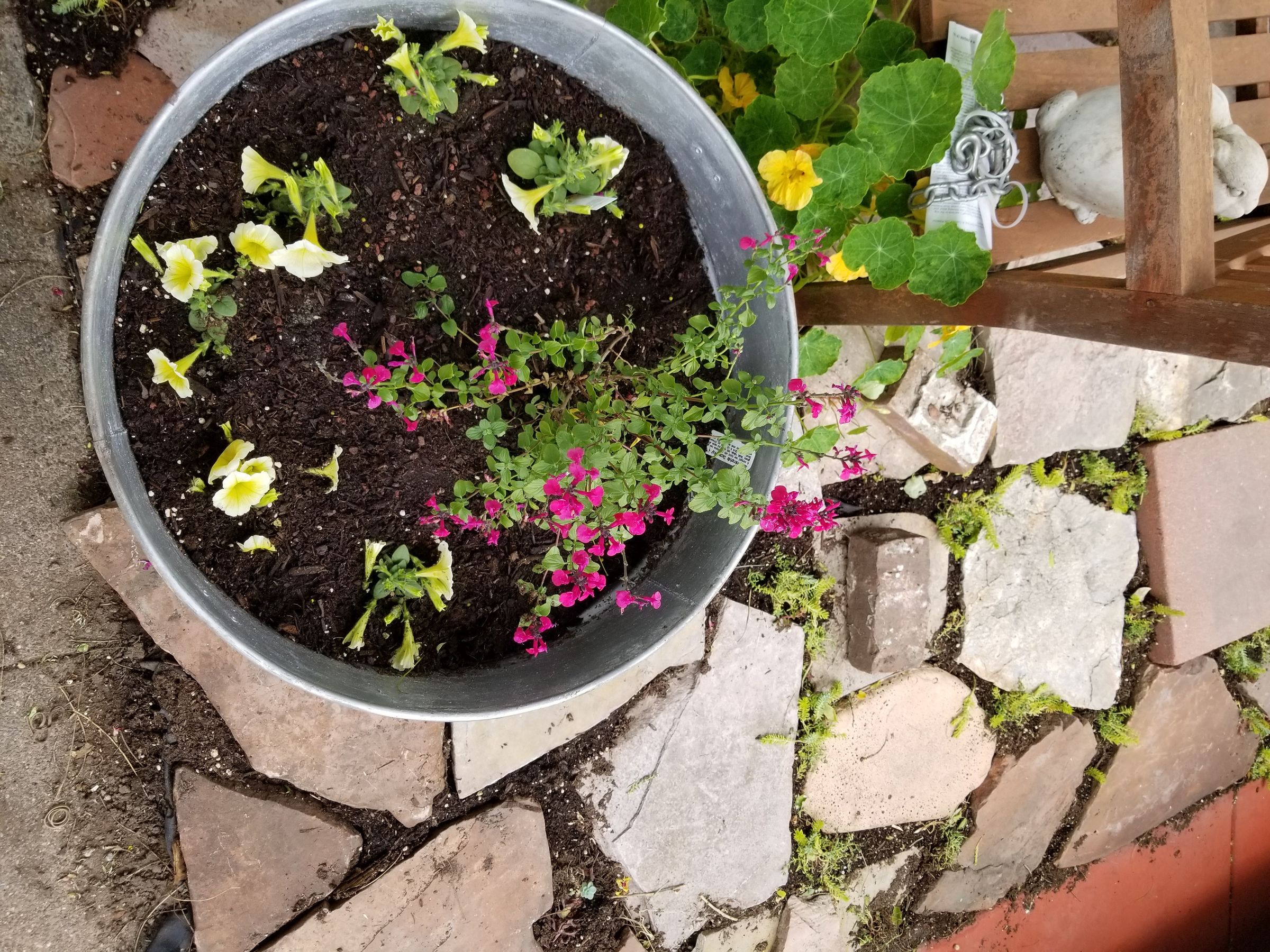 Self Watering Outdoor Plant Pot 5 Steps Instructables