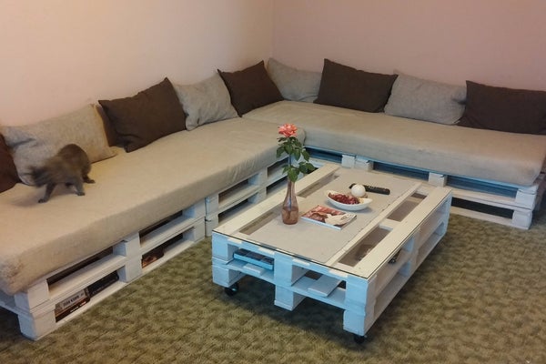 Almofadas e o Gato :)