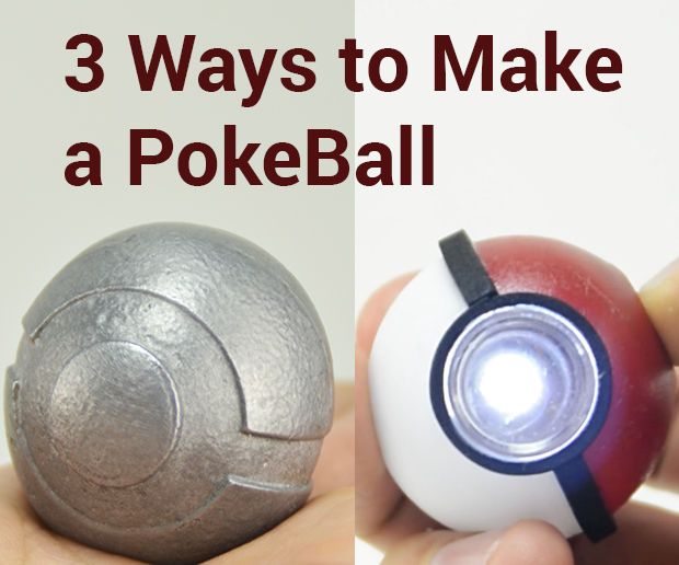 3 ways to make a pokeball DIY Project DIY Project Image